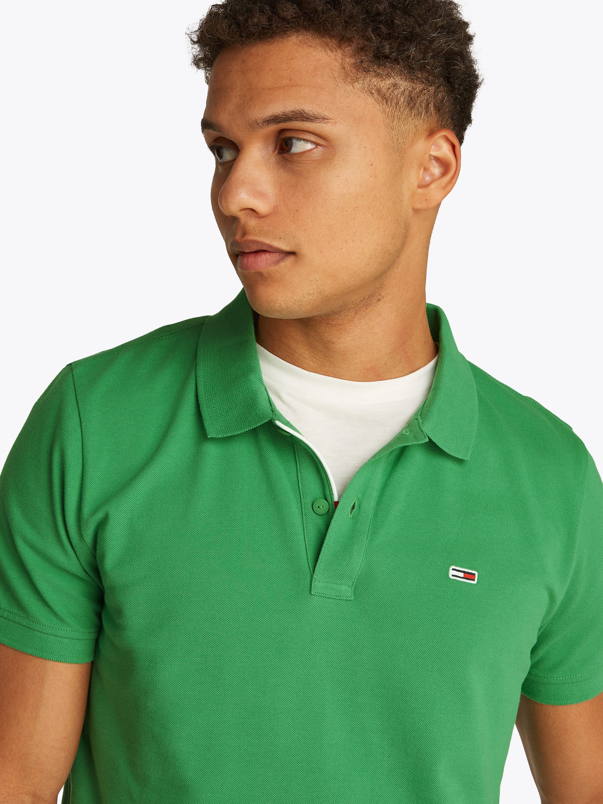 Tommy Jeans Poloshirt TJM SLIM PLACKET günstig online kaufen