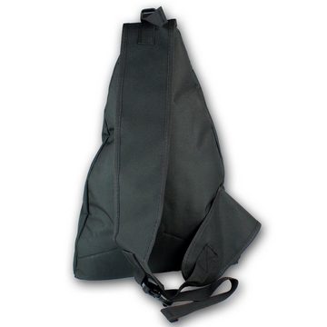 BAG STREET Freizeitrucksack Bag Street Bodybag Nylon schwarz (Freizeitrucksack), Freizeitrucksack Nylon, schwarz ca. 32cm x ca. 45cm