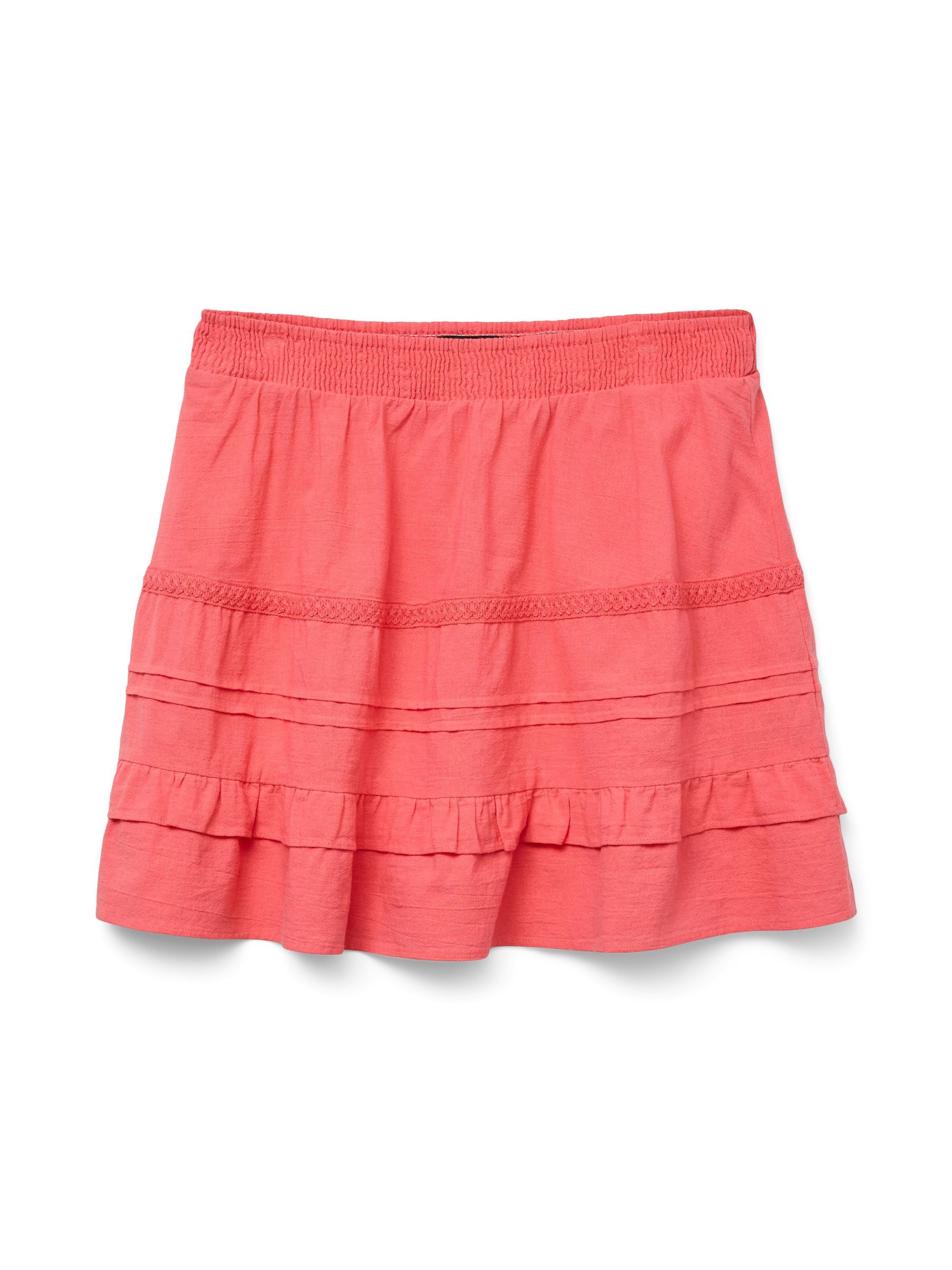 Vero Moda Sommerrock Elastischer Bund, Dreilagiges günstig online kaufen
