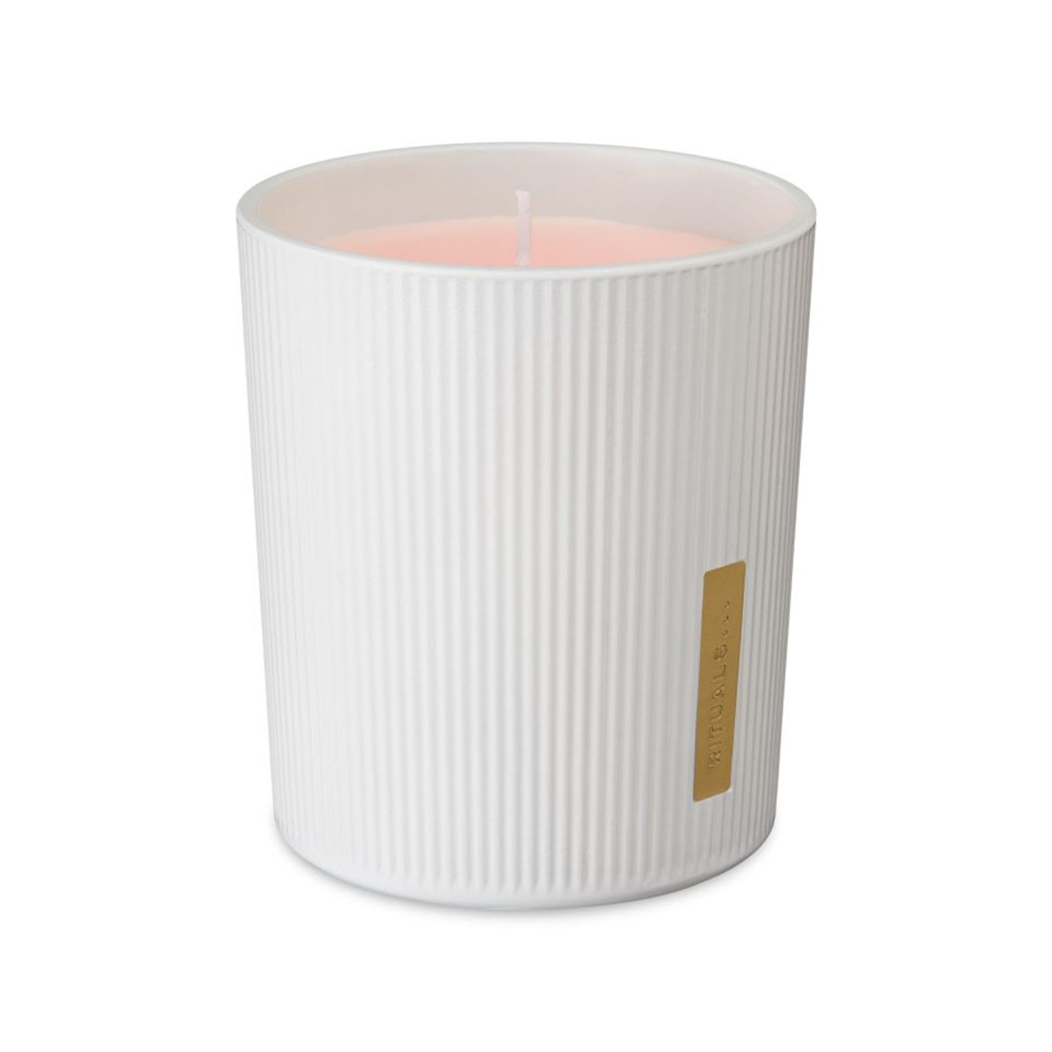Rituals Duftkerze Rituals The Ritual of Sakura Scented Candle Duftkerze (290g)., Sanfter Duft aus Reismilch & Kirschblüte für entspannte Atmosphäre