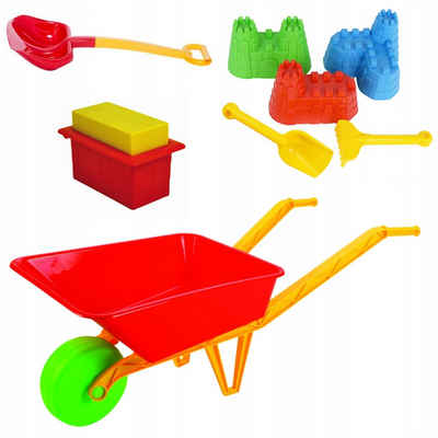 COIL Sandform-Set Sandspielzeug-Set,Sandformen,Eimer,Strandspielzeug,Sandkastenspielzeug, (8-tlg)