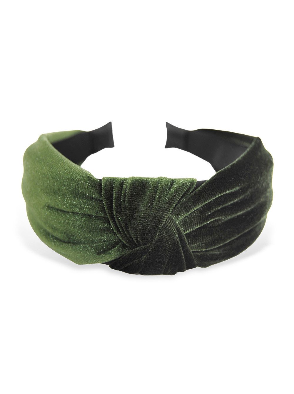 axy Haarreif Breiter Haarreif aus Samt mit Knoten, Vintage Damen Haareifen Haarband