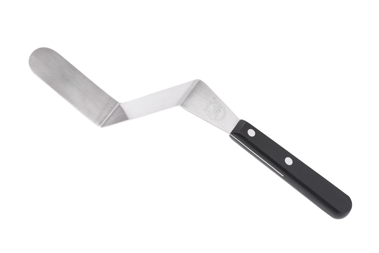 Sallys Winkelpalette 34 cm - mit doppelter Winkelung, Klinge aus rostfreiem Edelstahl und Ergonomisch geformter Griff