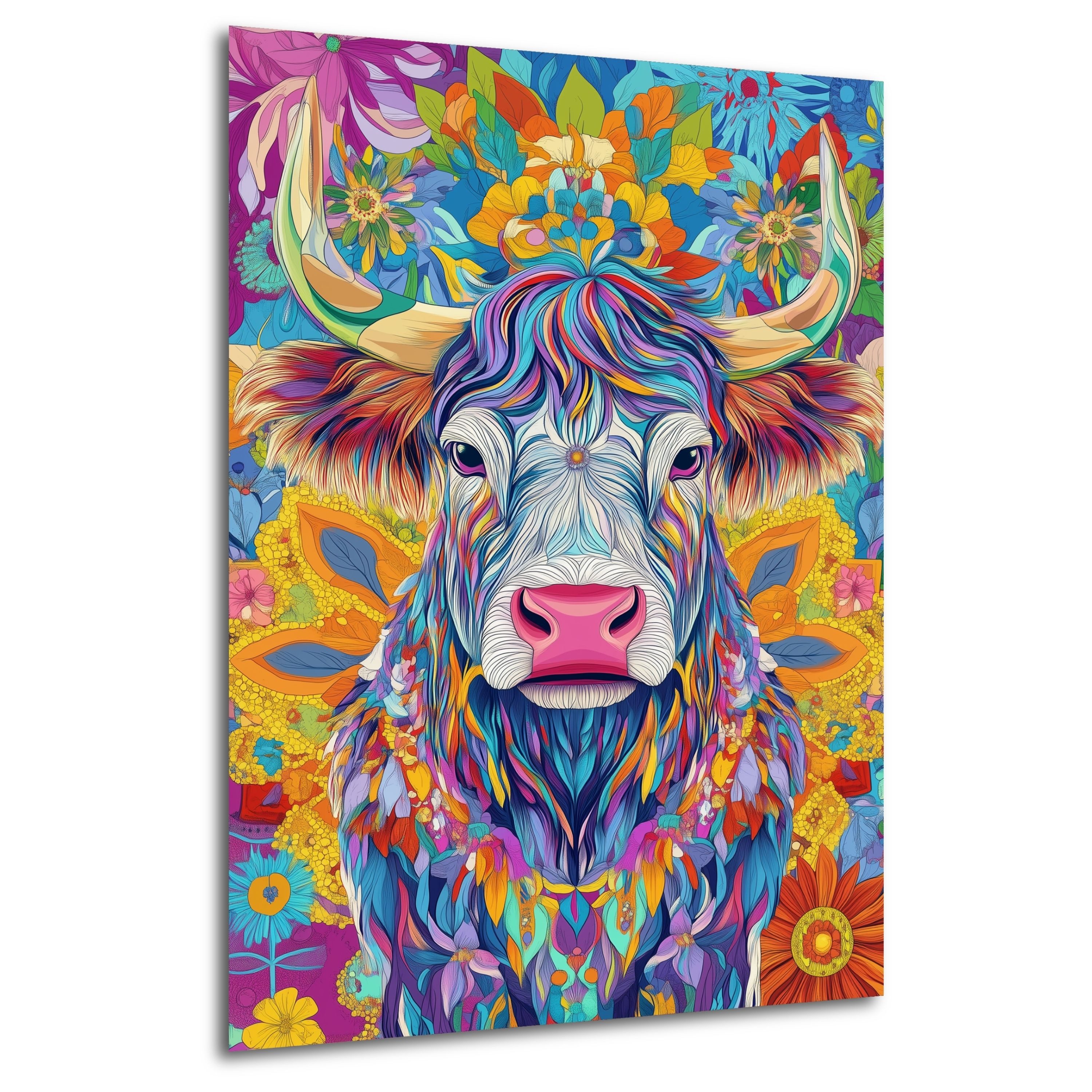Daro Rind DARO Design Leinwandbild Modern Abstrakt Wandbilder XXL Wandbild Wand ...