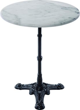 SIT Bistrotisch, mit Marmorplatte und hübschem Eisenfuß