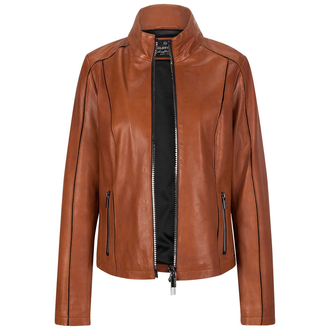 Milestone Lederjacke Gloria mit Jersey-Kombitation aus günstig online kaufen