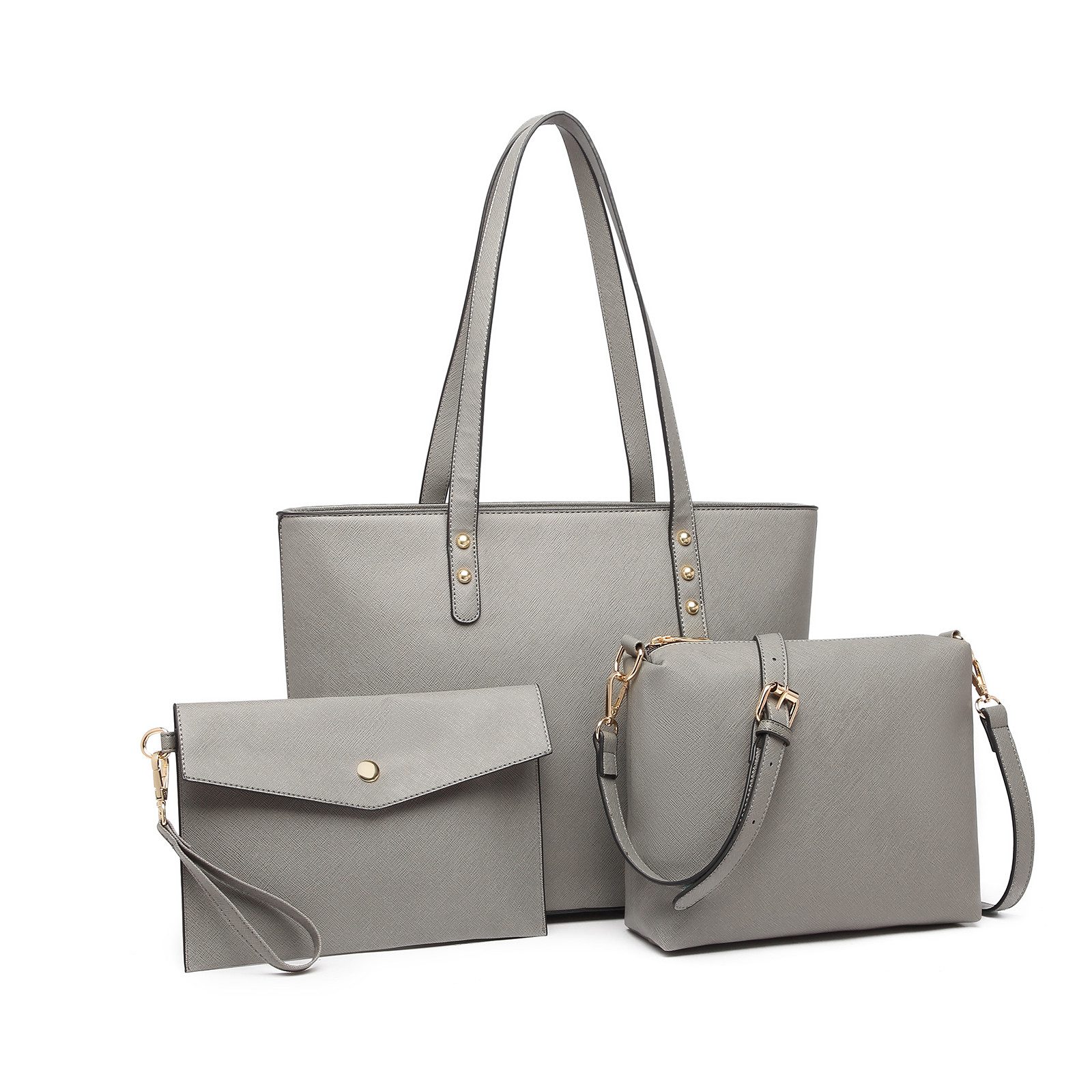 Miss Lulu Henkeltasche Damen-Taschenset 4er, Schultertasche günstig online kaufen