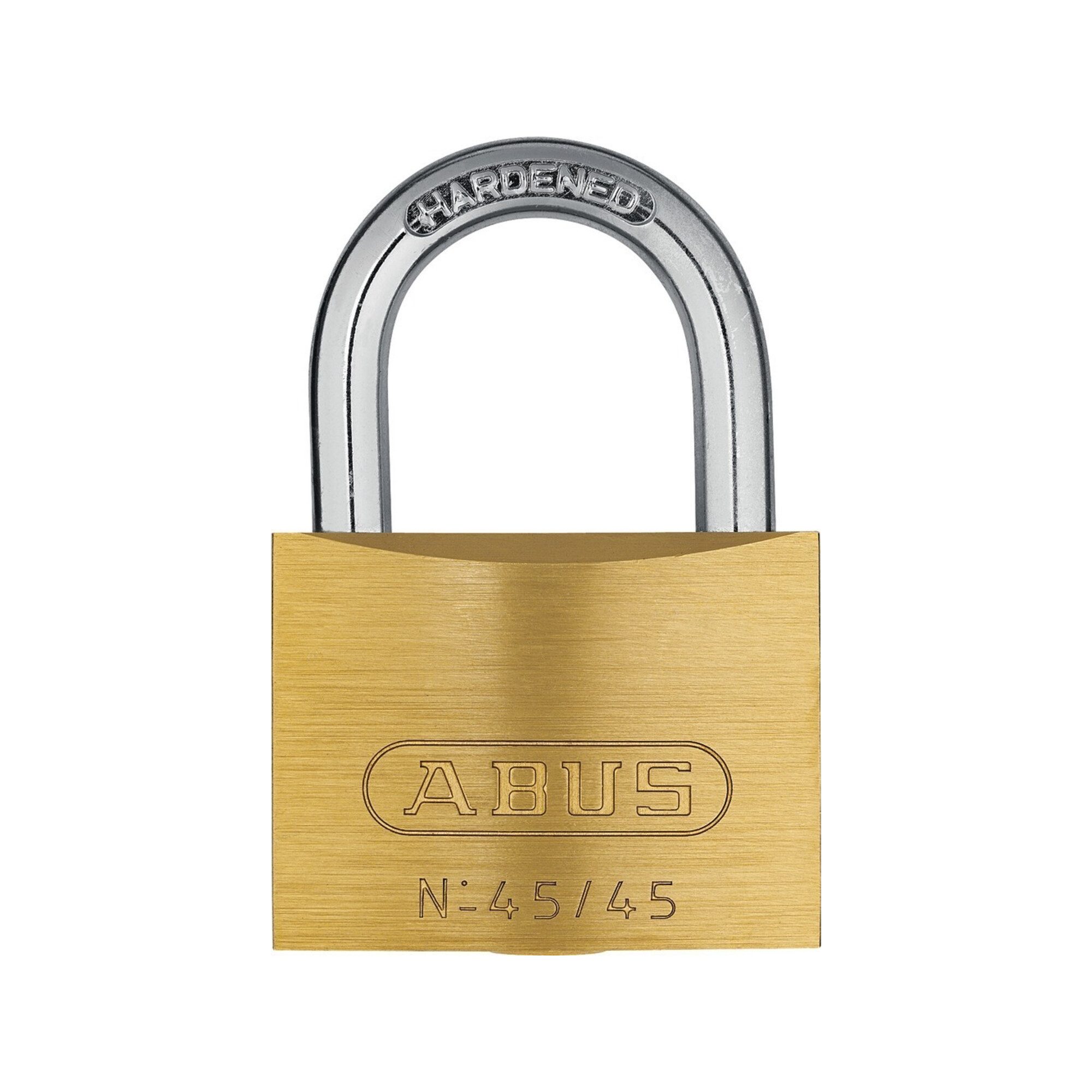 ABUS Einsteckschloss ABUS Vorhangschloss 45/45 Lock-Tag Messing massiv