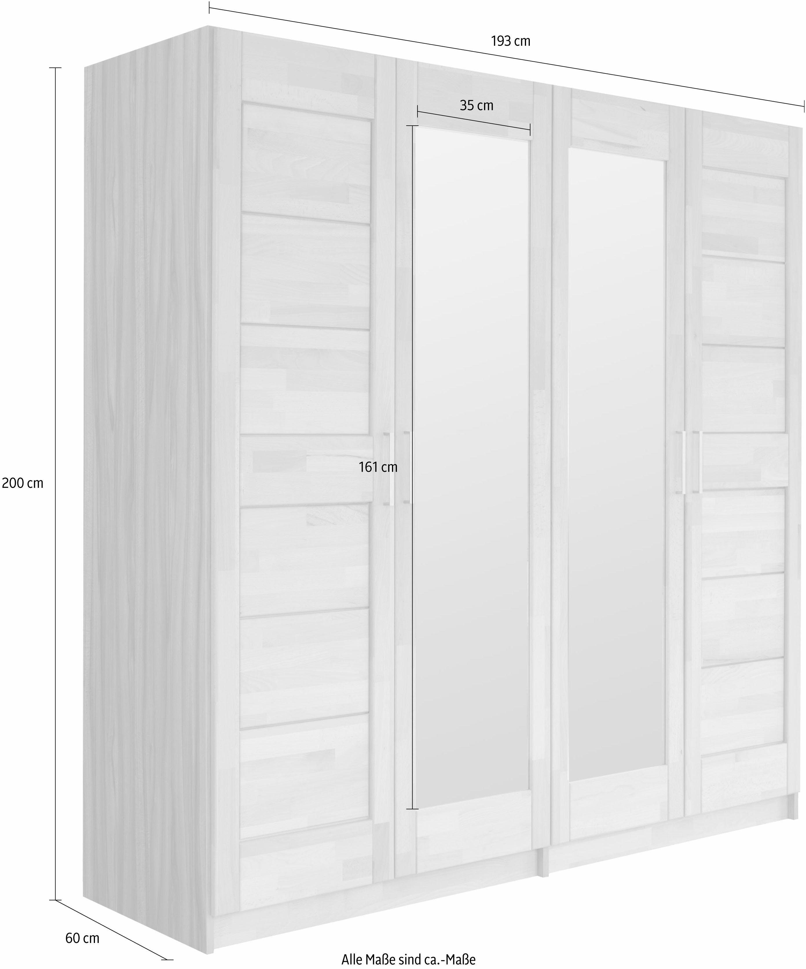 OTTO home Drehtürenschrank Triest teilmassiv, FSC®-zertifizierte Buche – Bild 5 von 5