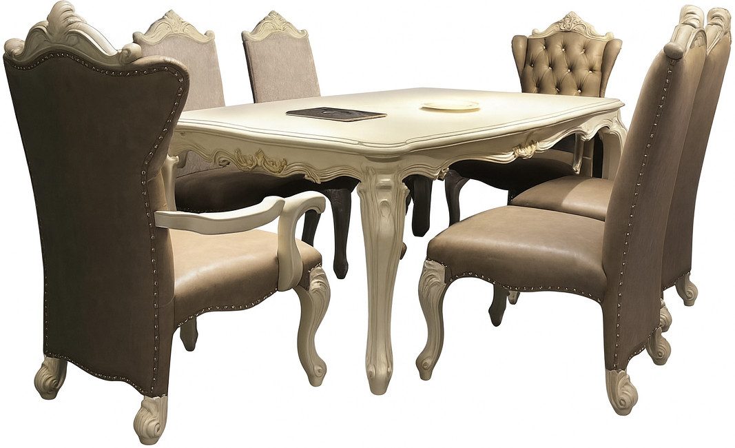 Xlmoebel Essgruppe Barockstil Klassische Möbel Eleganz für Ihr Zuhause, (7-tlg), Hergestellt in Europa