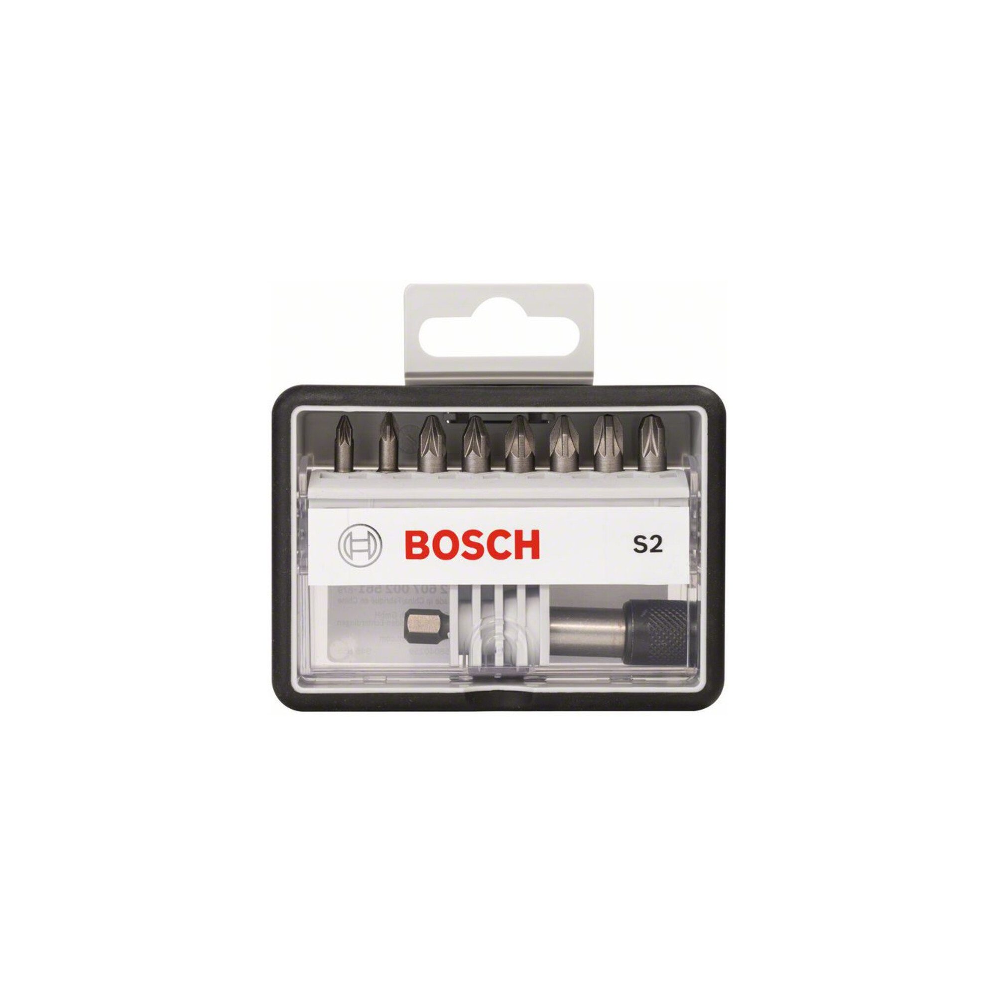 Bosch Professional Bit-Set Bosch Schrauberbit-Set Robust Line S Extra-Hart 8 + 1-teilig 25 mm PZ