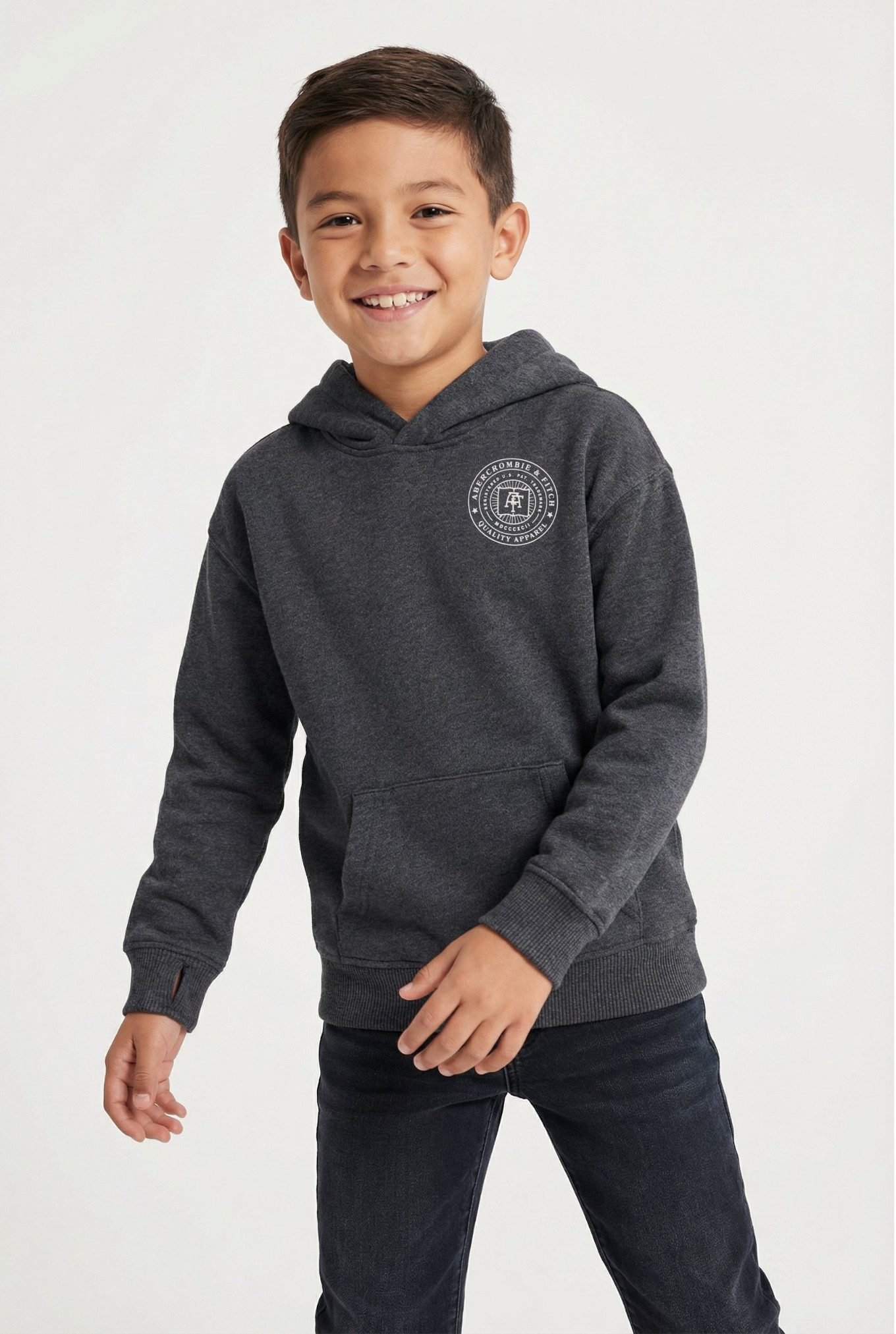 Abercrombie Kids Kapuzensweatshirt AFB FASHION HOODIE mit großem Rückenprint, for boys