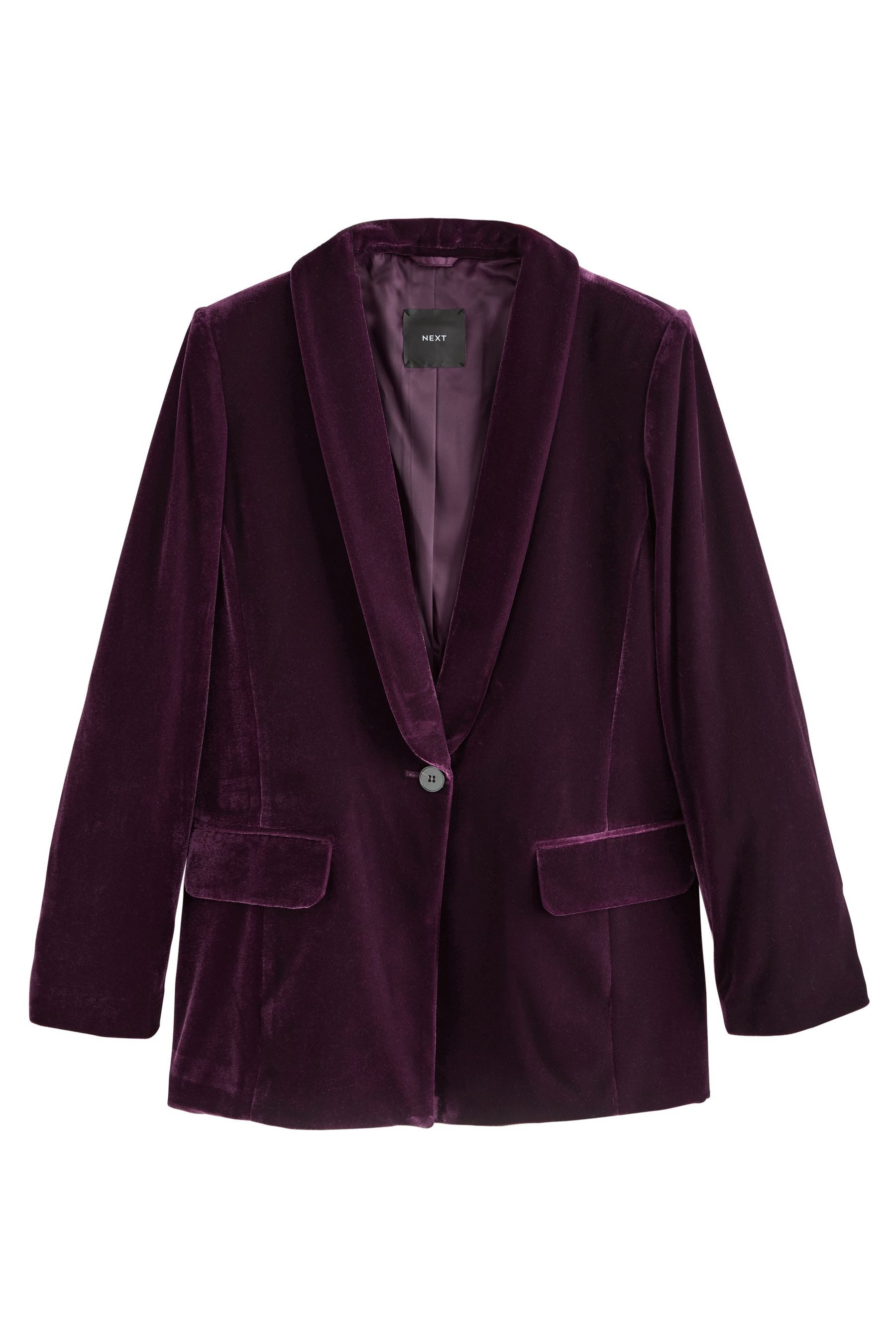 Next Jackenblazer Einreihiger Samtblazer, Kurzgröße (1-tlg) günstig online kaufen
