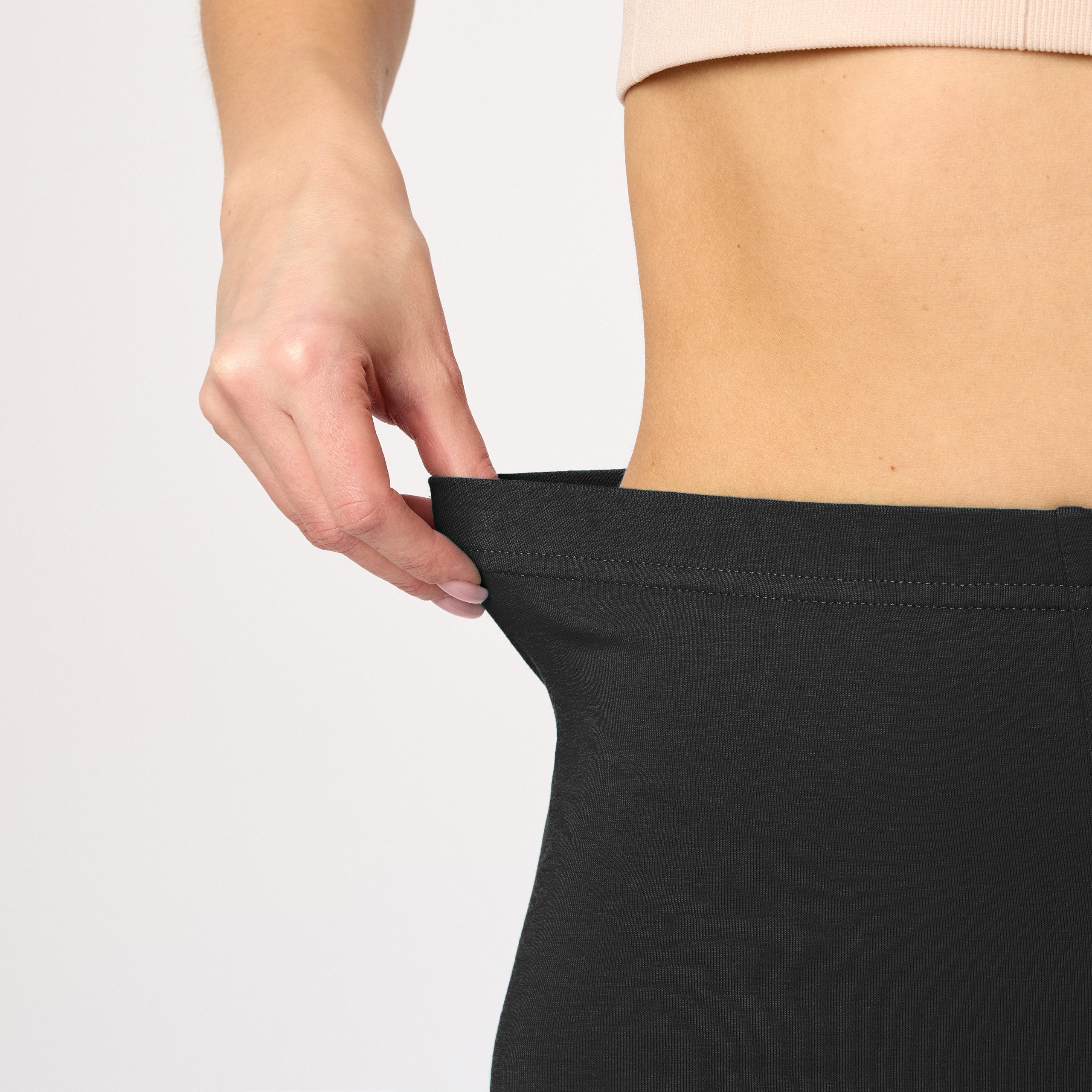 Merry Style Leggings Damen Hosen lang aus Baumwolle MS10-198 (1-tlg) elastischer Bund, eng – Bild 4 von 5