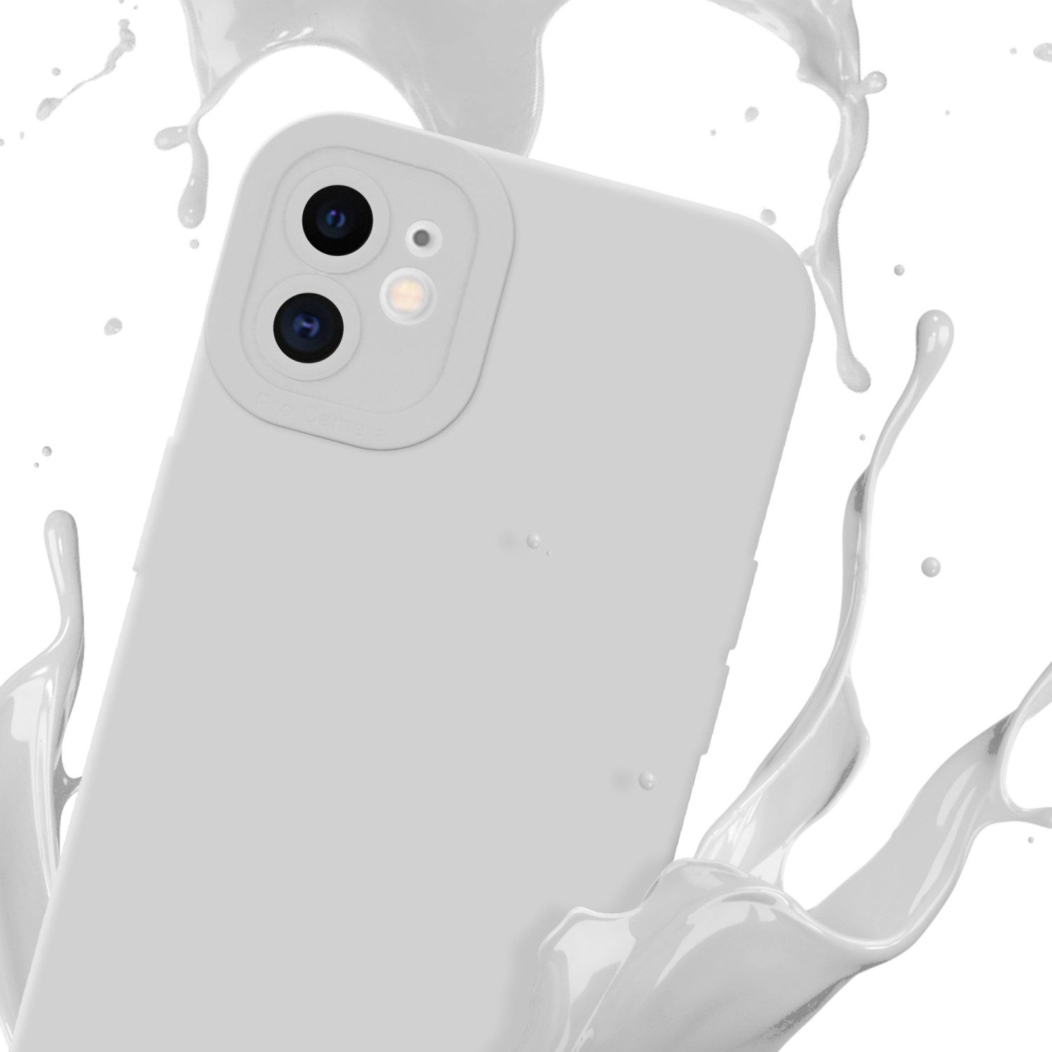 Cadorabo Handyhülle für iPhone 12 Hülle Apple iPhone 12, Hülle Schutzhülle TPU Silikon Case Cover