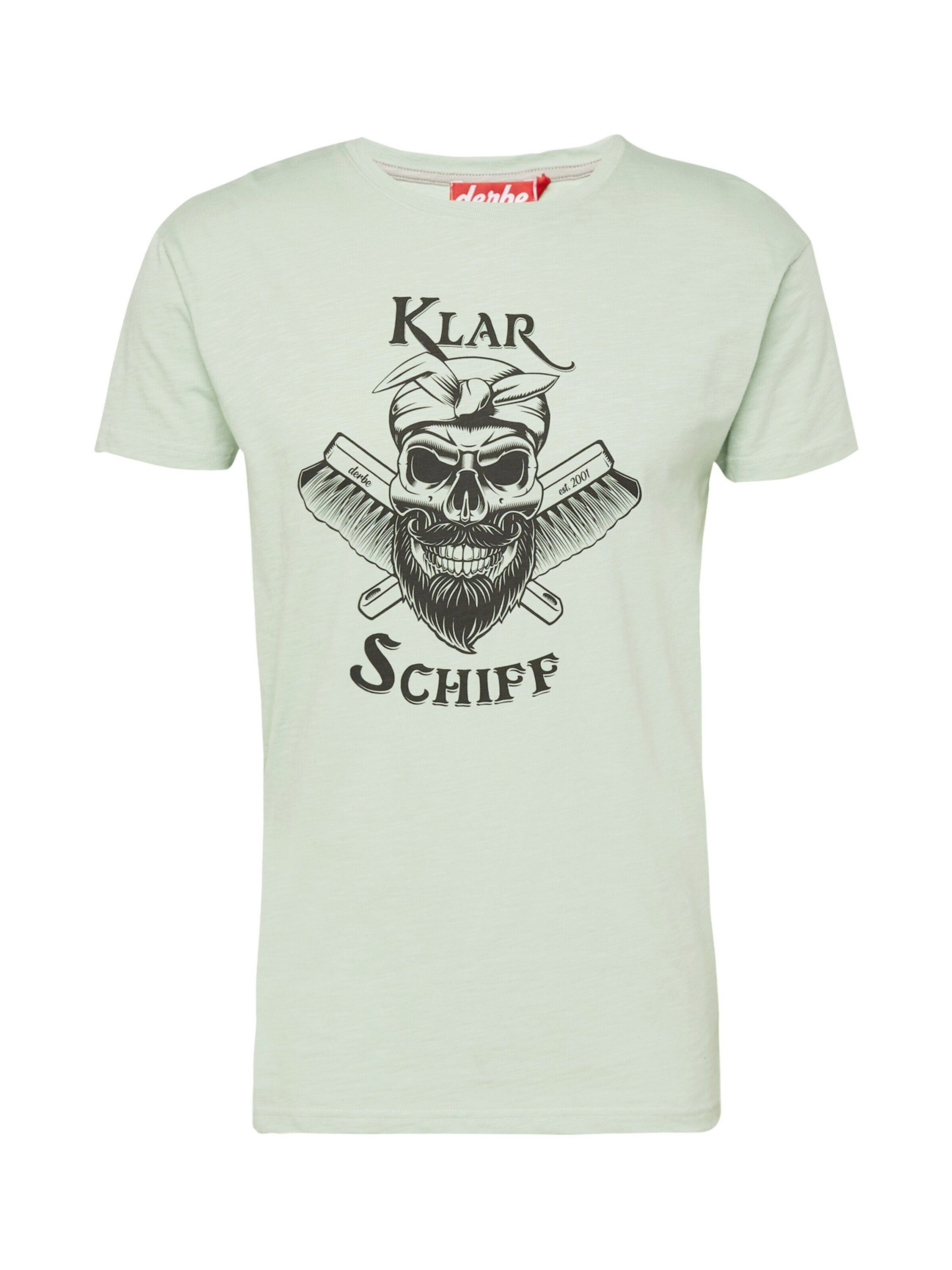 Green Klar Laurel (1-tlg) Derbe Schiff T-Shirt