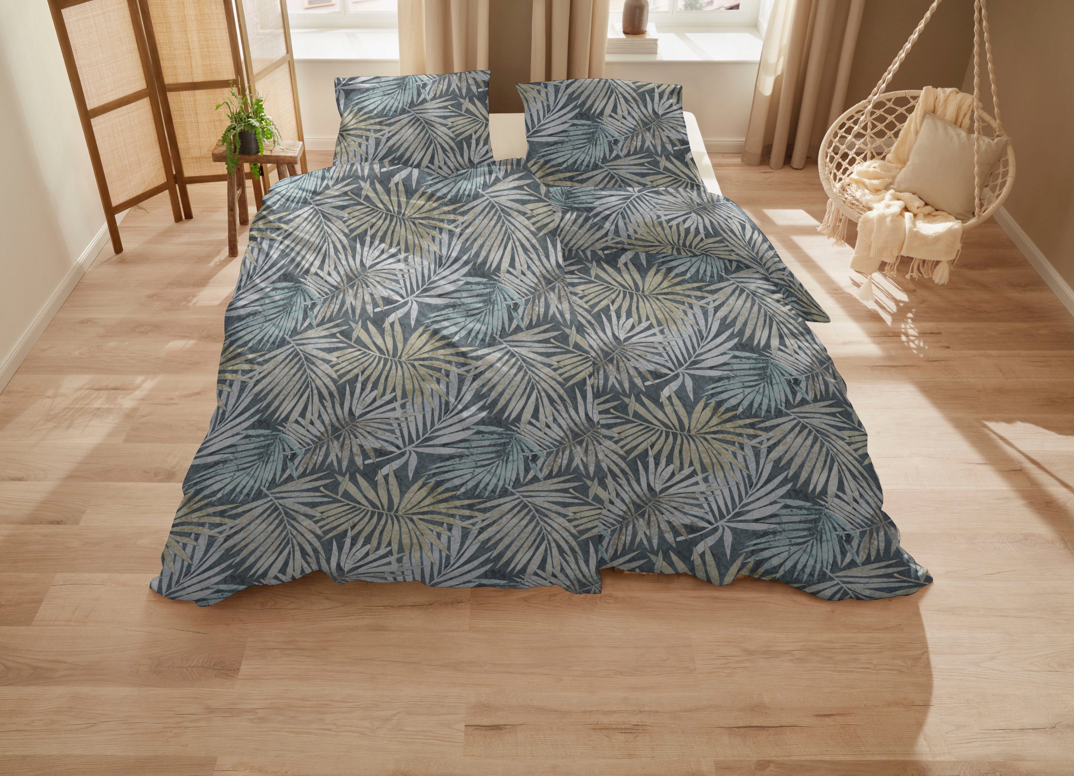 Primera Bettwäsche Mako-Satin Bettwäsche Palmeral, Mako-Satin, günstig online kaufen