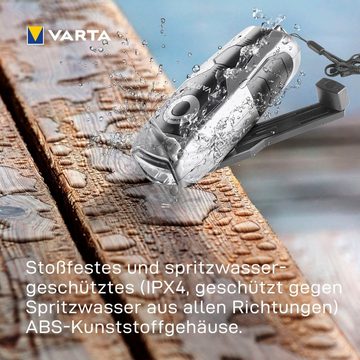 VARTA Taschenlampe DYNAMO LIGHT LED (1-St), mit Kurbel - 100% batterieunabhängig - Stromausfall, Camping, Outdoor