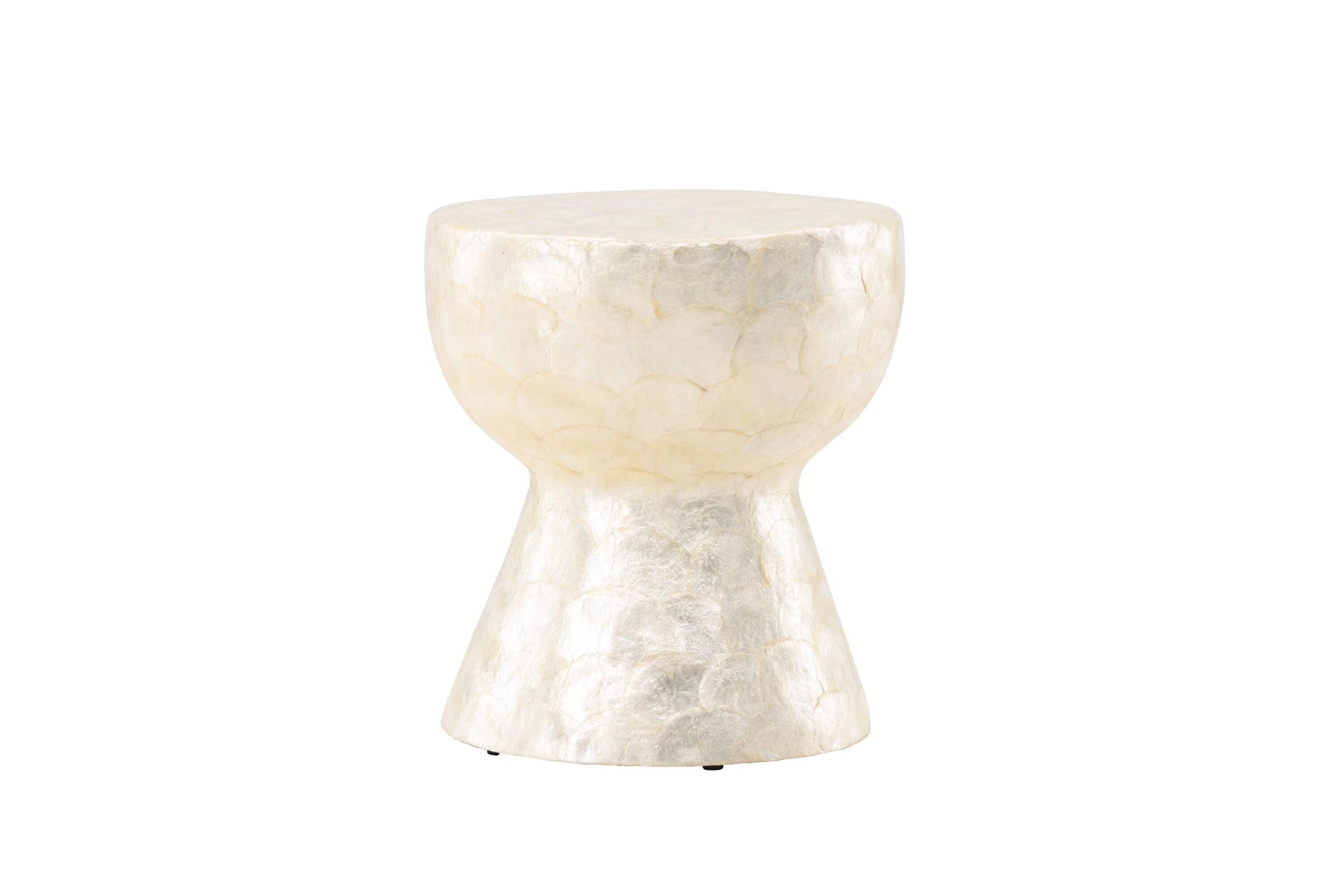 Venture Home Couchtisch Sandön Beistelltisch Ø40 cm beige. (1-St)