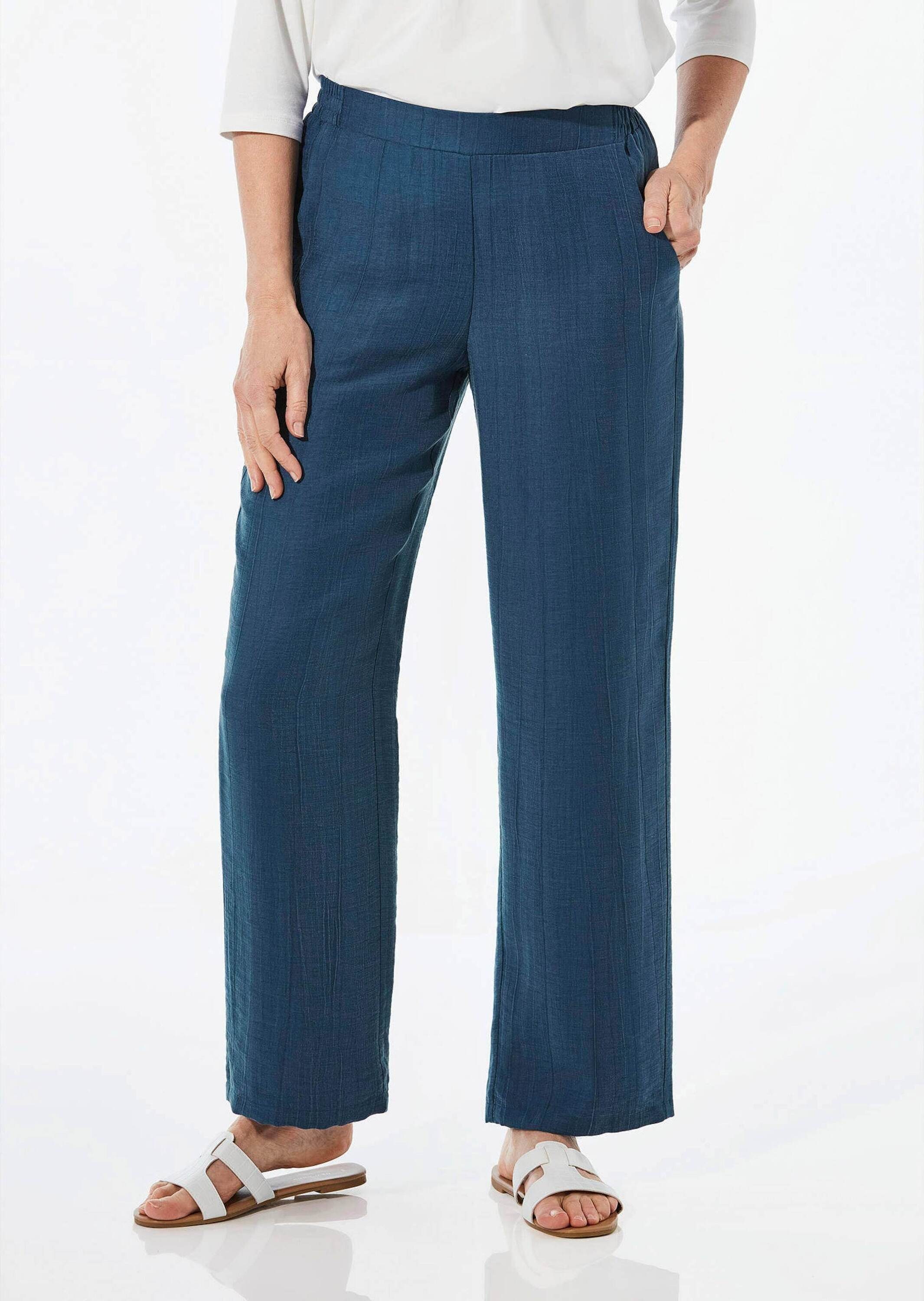 Schlupfhose Elegante Stoffhose mit Teildehnbund