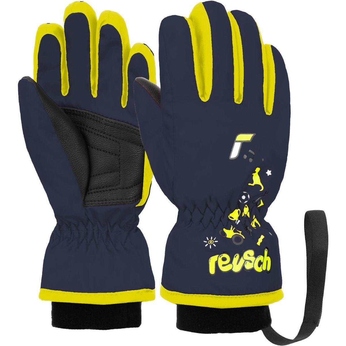 Reusch Skihandschuhe Kids Winddichter, atmungsaktiver Kinderhandschuh mit TECFILL-Isolation und