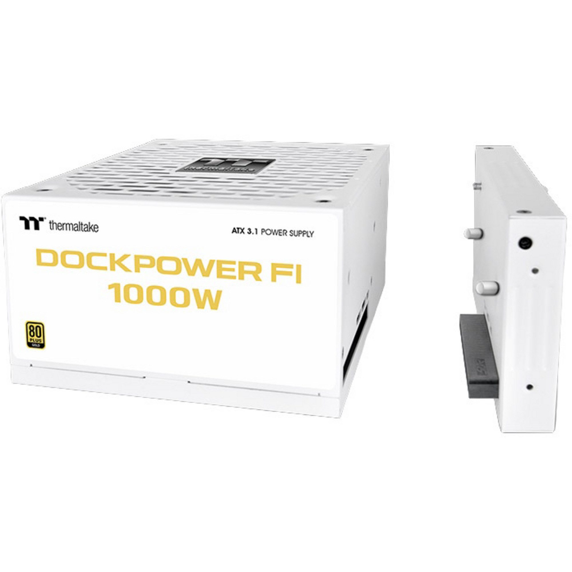 Thermaltake Thermaltake Dockpower FI 1000W Snow, PC-Netzteil, PC-Netzteil (80 PLUS Gold)