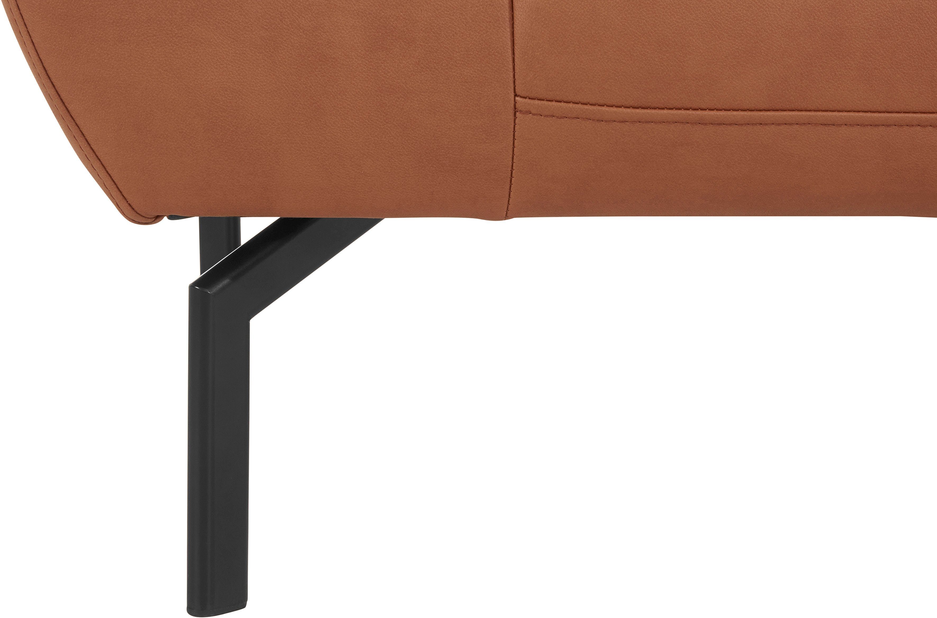 Places of Style 2-Sitzer Trapino Rückenverstellung, Luxus-Microfaser Lederoptik wahlweise in mit Luxus