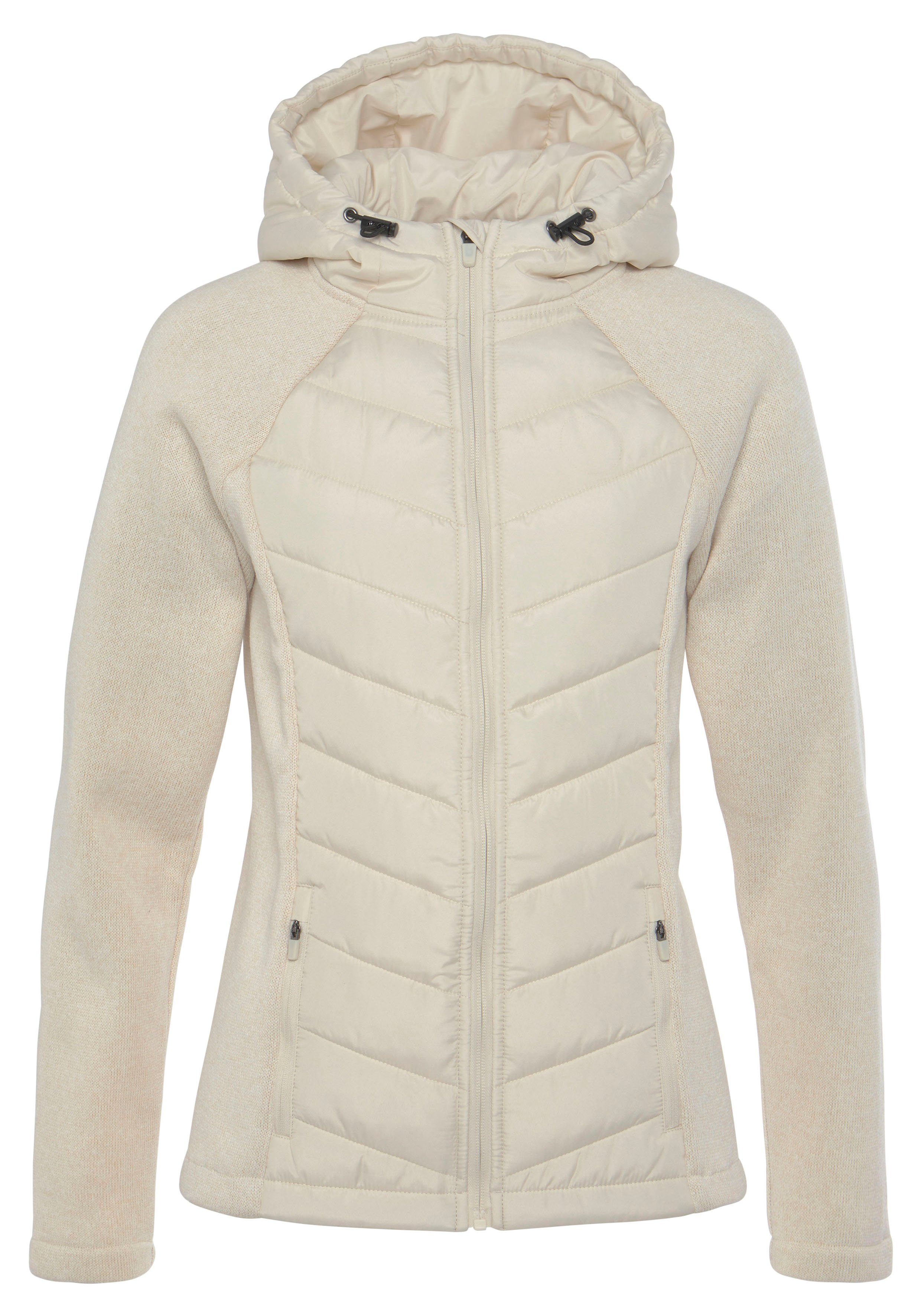Vivance by Lascana Steppjacke mit Strickfleece-Ärmeln – Bild 2 von 5