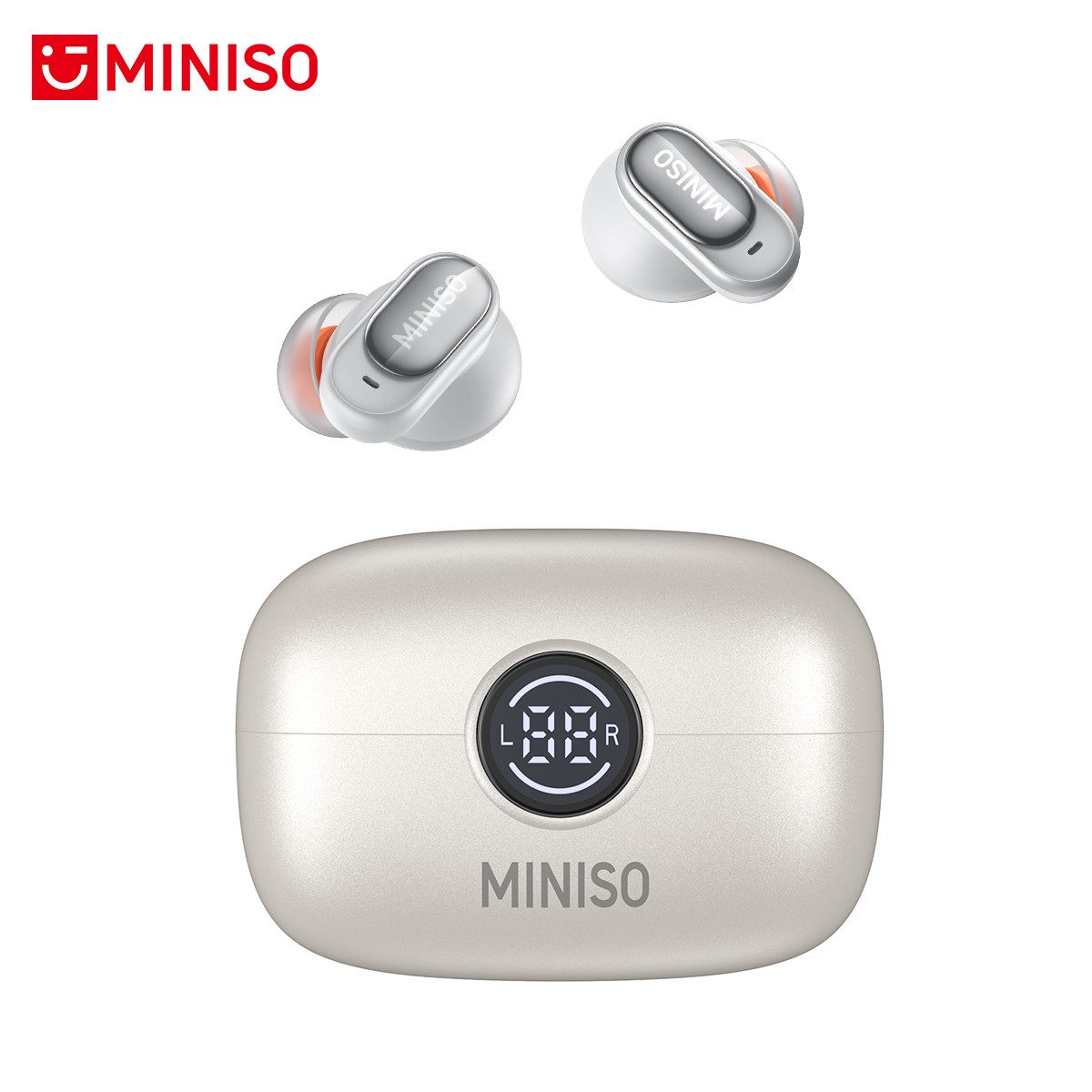 MINISO Die MINISO MS105 In-Ear-Bluetooth-Kopfhörer unterstützen 134 Sprachen Bluetooth-Kopfhörer