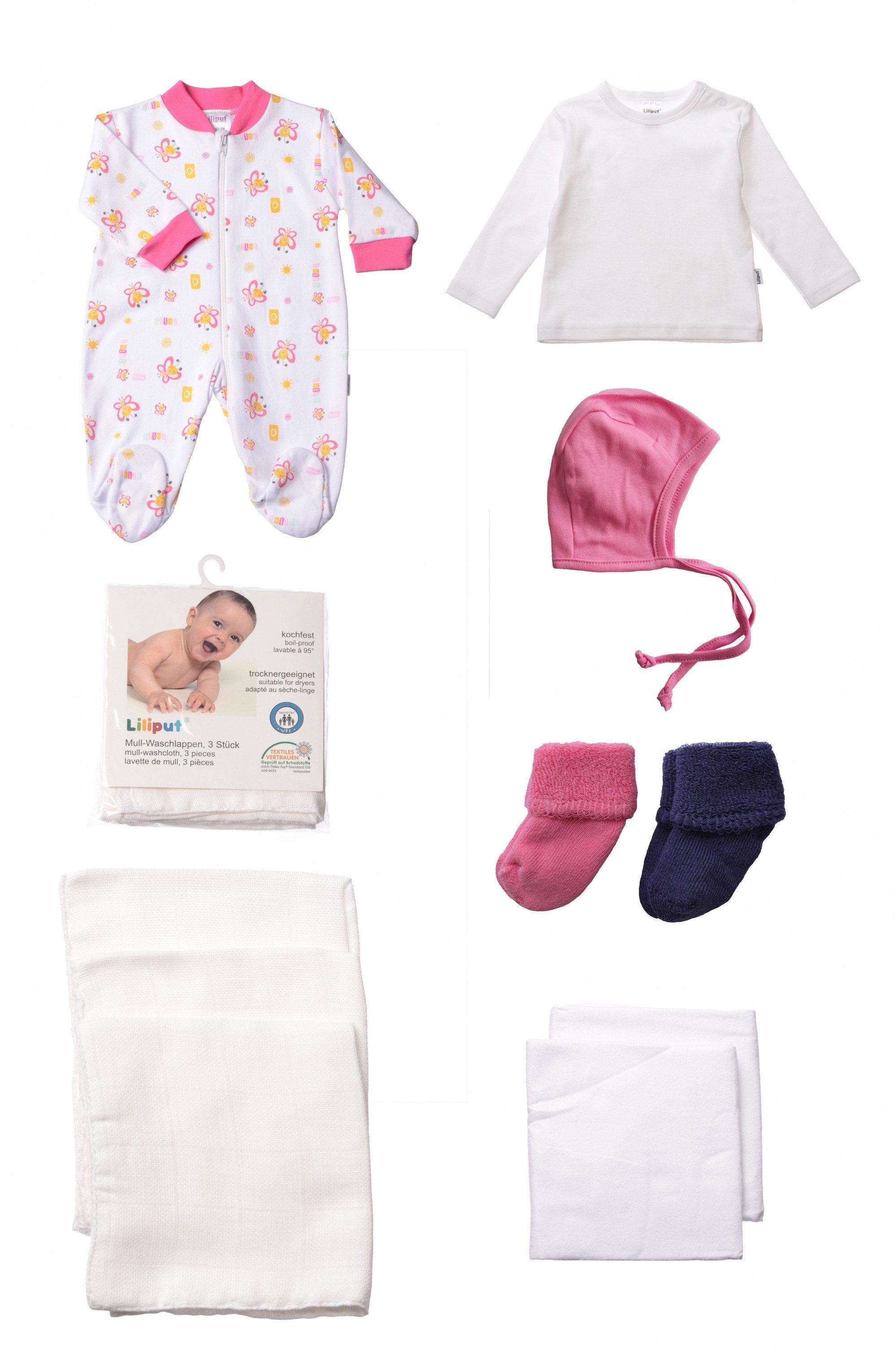 Liliput Erstausstattungspaket Set Schmetterling (13-tlg) mit niedlichem Print