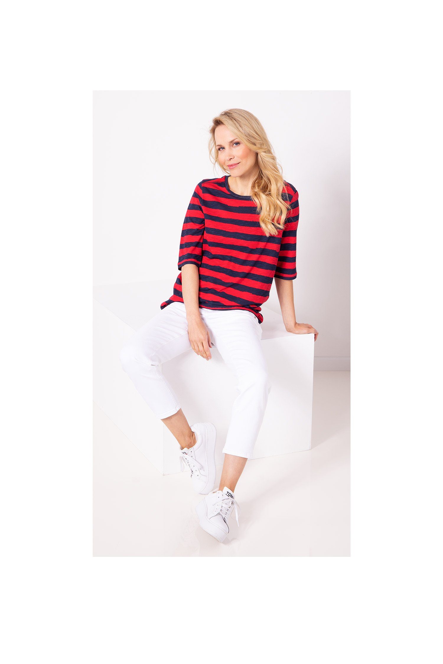SER T-Shirt Shirt, modern Stripes W4240110 günstig online kaufen