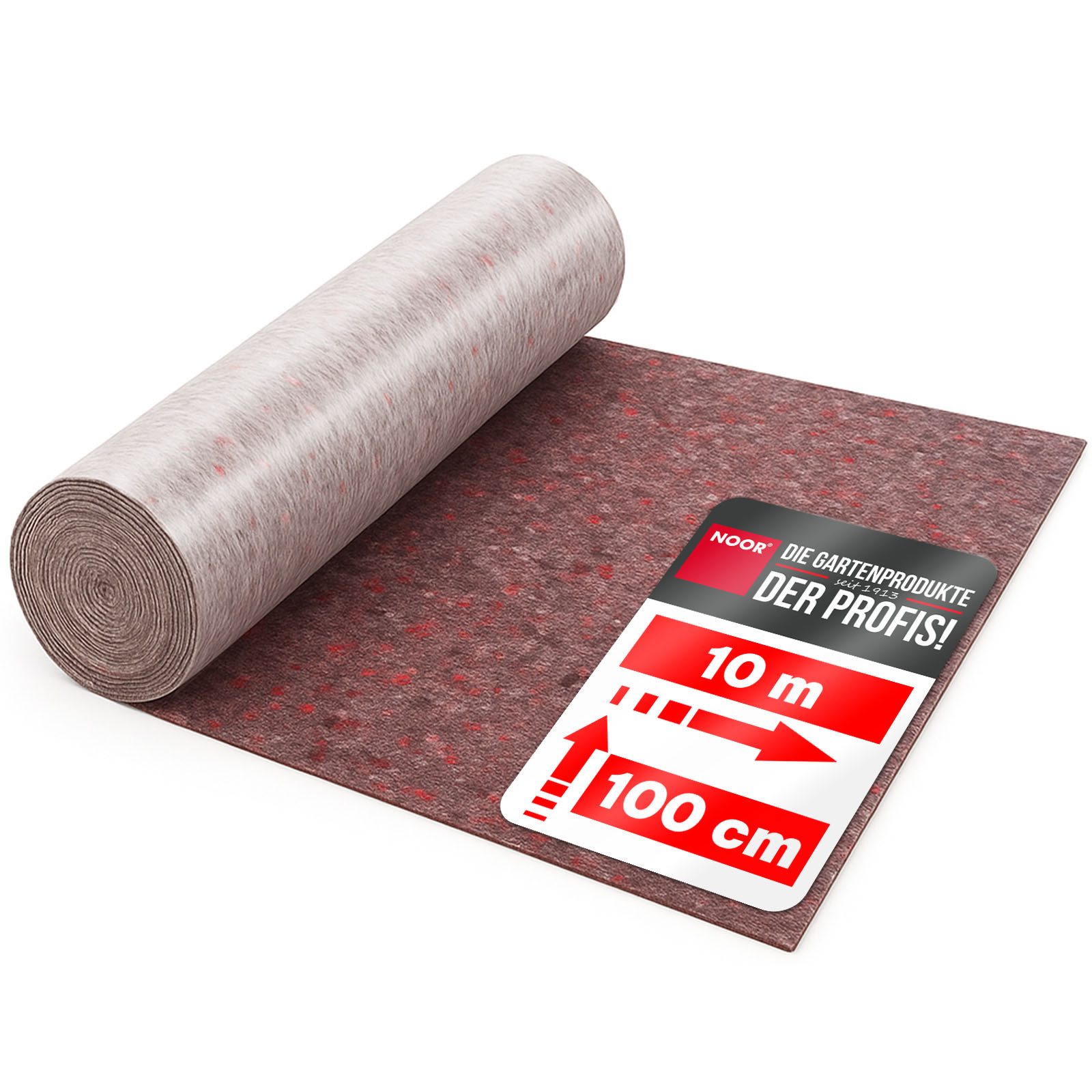 NOOR Malervlies Profi Bauvlies - Boden- und Farbschutz für Renovierung & Bauprojekte, Abdeckvlies - rutschfest & saugstark - in 2 Größen