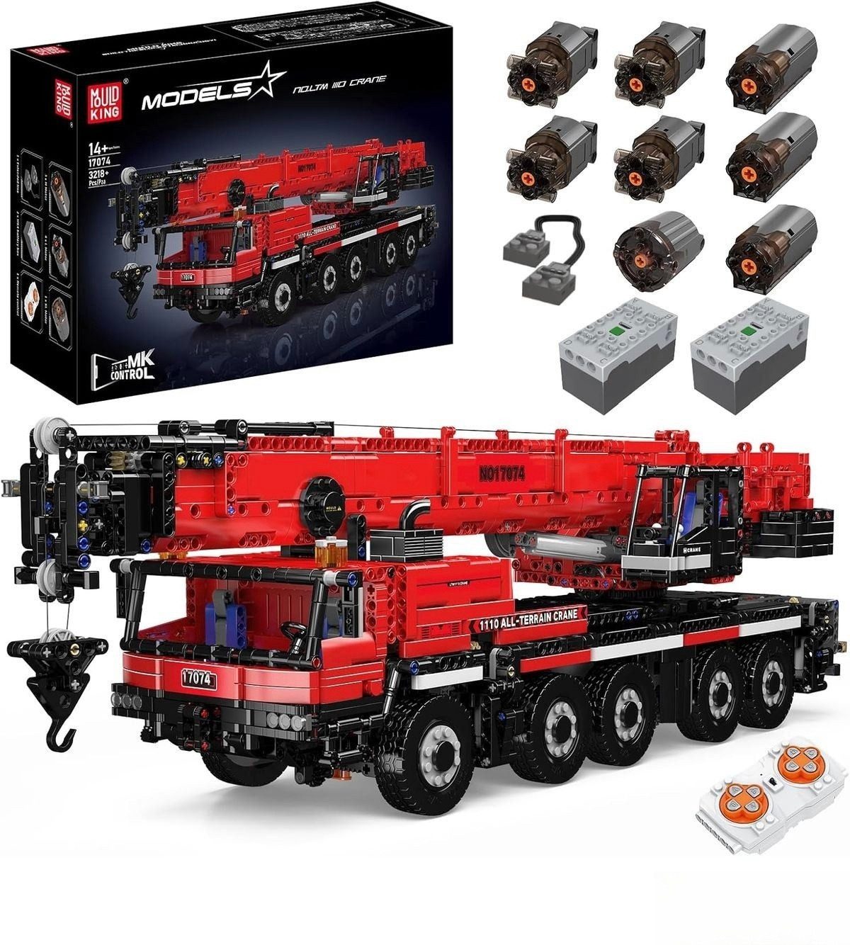 Mould King LTM1110 Mobilkran 17074 Konstruktions-Spielset