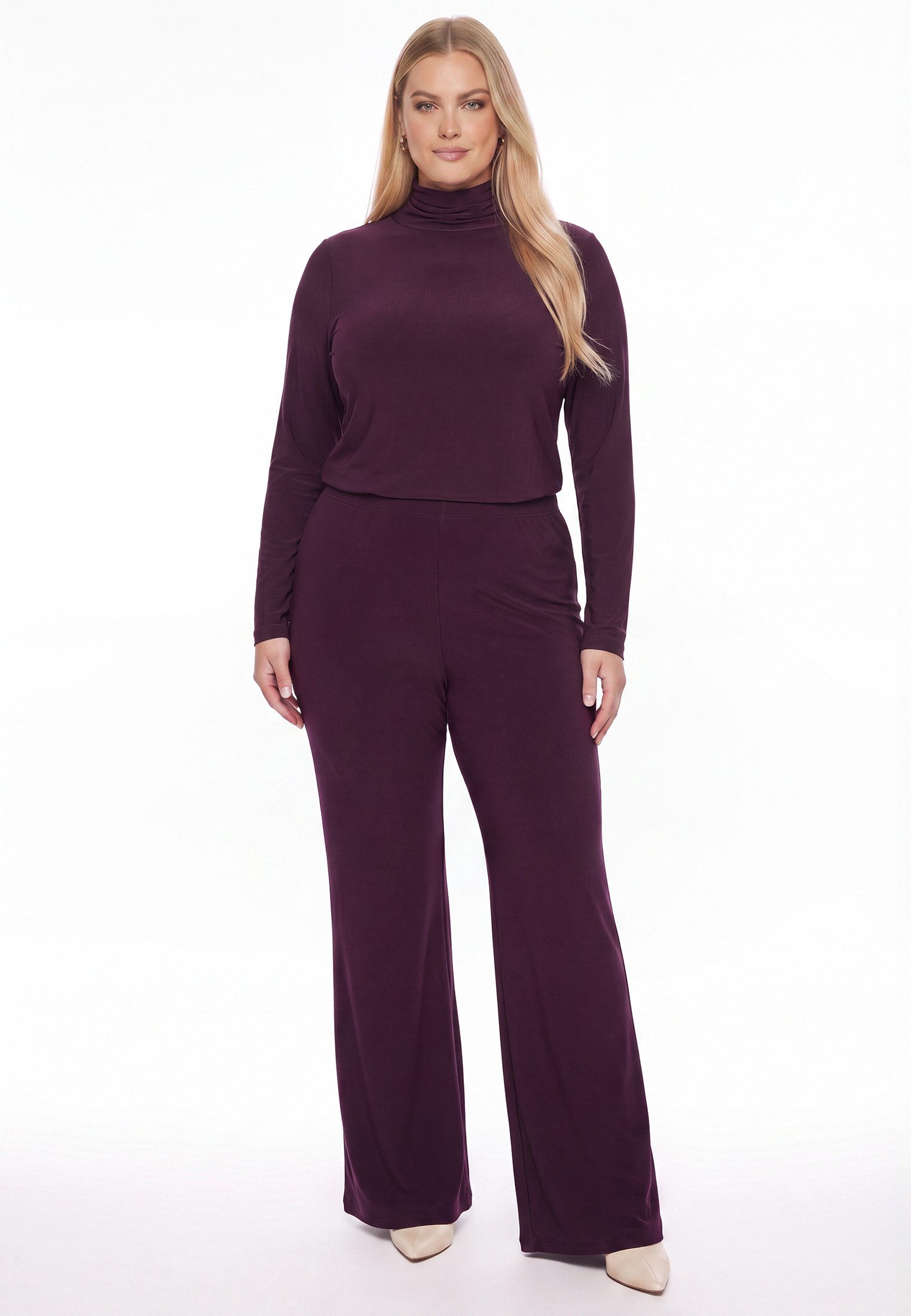 YOEK Bootcuthose Damen Hose Flare Fit