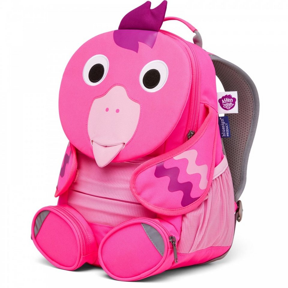 Affenzahn Kinderrucksack Große Freunde Flamingo - Kinderrucksack -  pink/pink, Für Kinder zwischen 3 und 5 Jahren