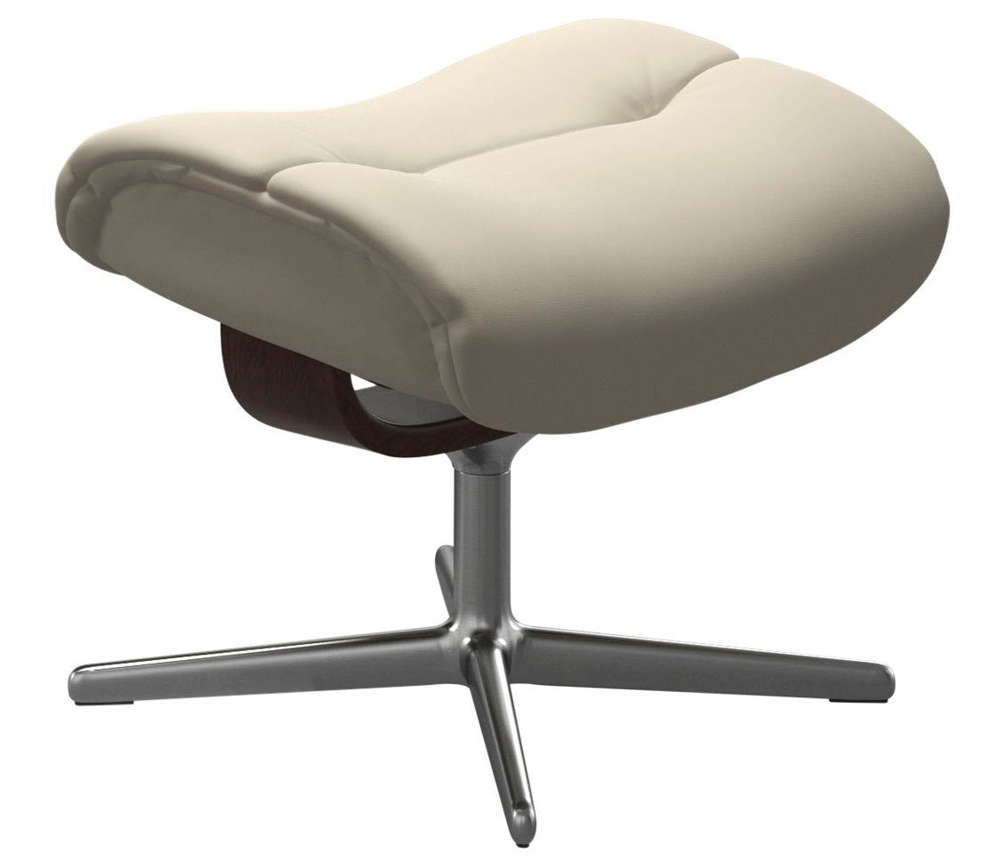 Stressless® Fußhocker Sunrise, mit Cross Base, Größe S, M & L, Holzakzent Braun
