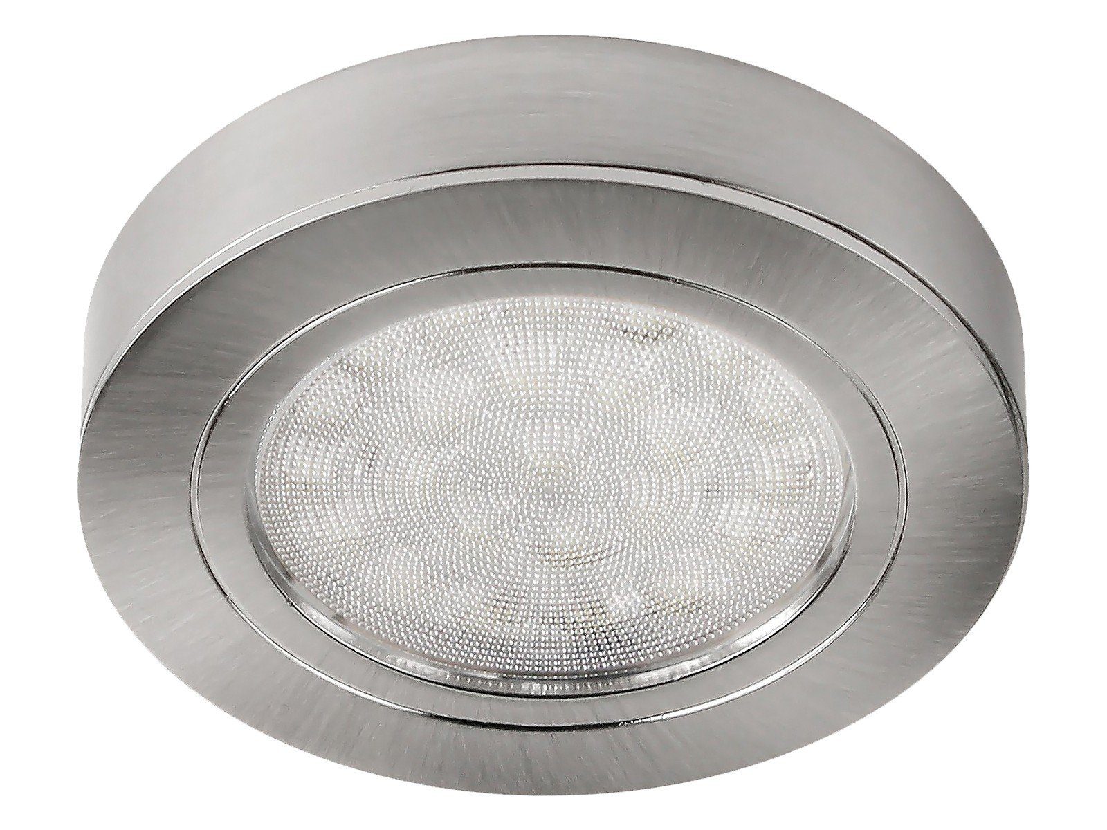 SSC-LUXon LED Bilderleuchte 3er-Set runde LED-Schrank-Kuechen-Unterbau-Leuchte, Warmweiß