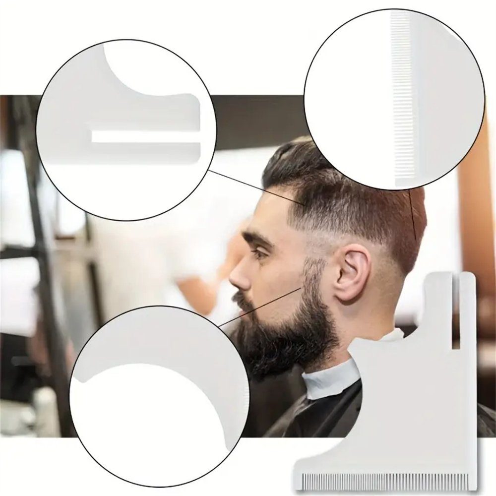 Bart- und 4er-Pack, Haarbürsten-Set für Herren-Bartkämme TUABUR im Haarschnitt