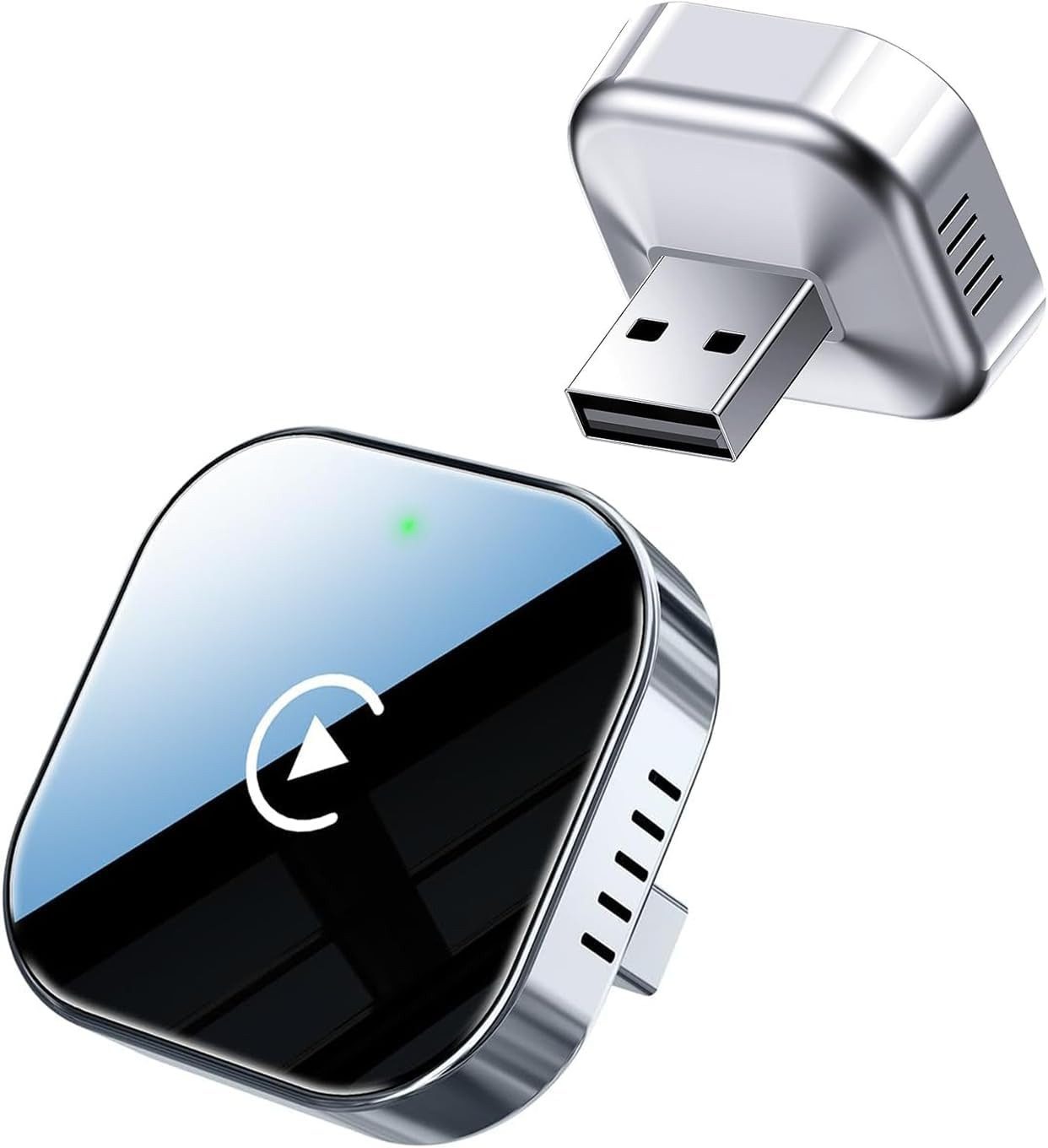 Athlix Wireless CarPlay Adapter für iPhone, CarPlay kabellos Adapter Audio- & Video-Adapter zu USB Typ A, Mini-Design, Plug & Play, Dualband-Technologie