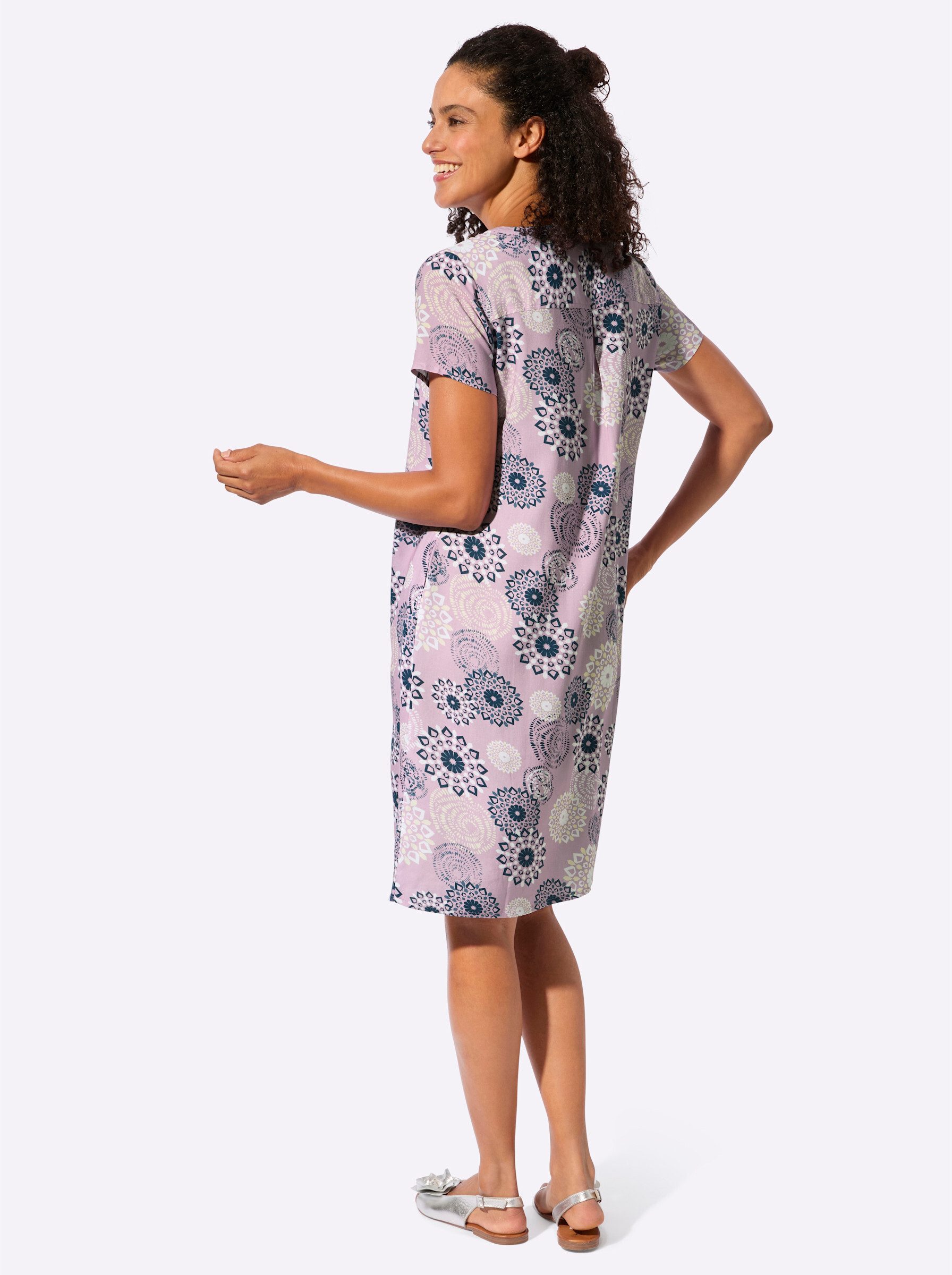 Witt Etuikleid Druck-Kleid Kurzarm
