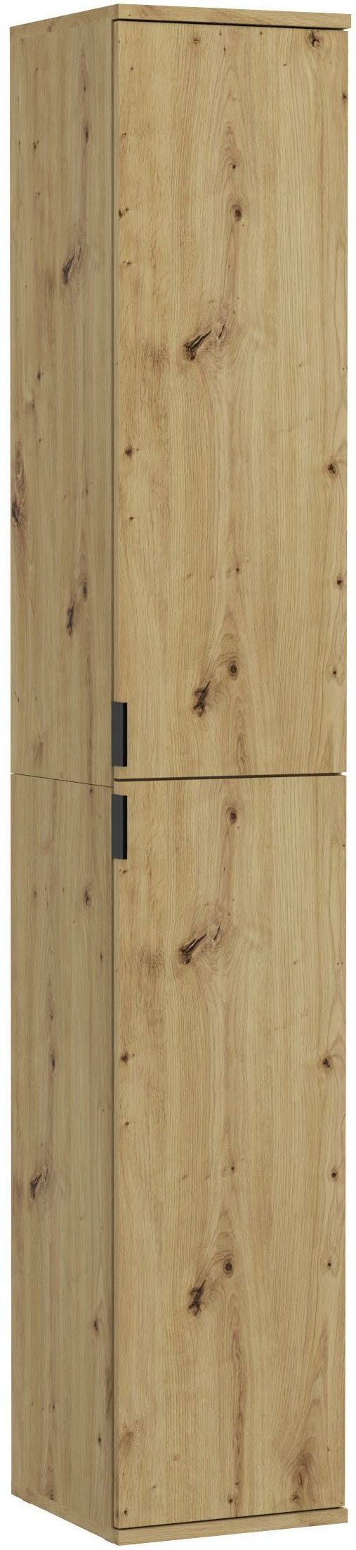 Home affaire Garderobenschrank TRONDHEIM, Höhe 193 cm, 2 Türen, 6 Fächer, 4 Einlegeböden (Türanschlag wechselbar, in verschiedenen Farben erhältlich) Schrank, Hochschramk, Mehrzweckschrank, Universalschrank, Flur, Diele