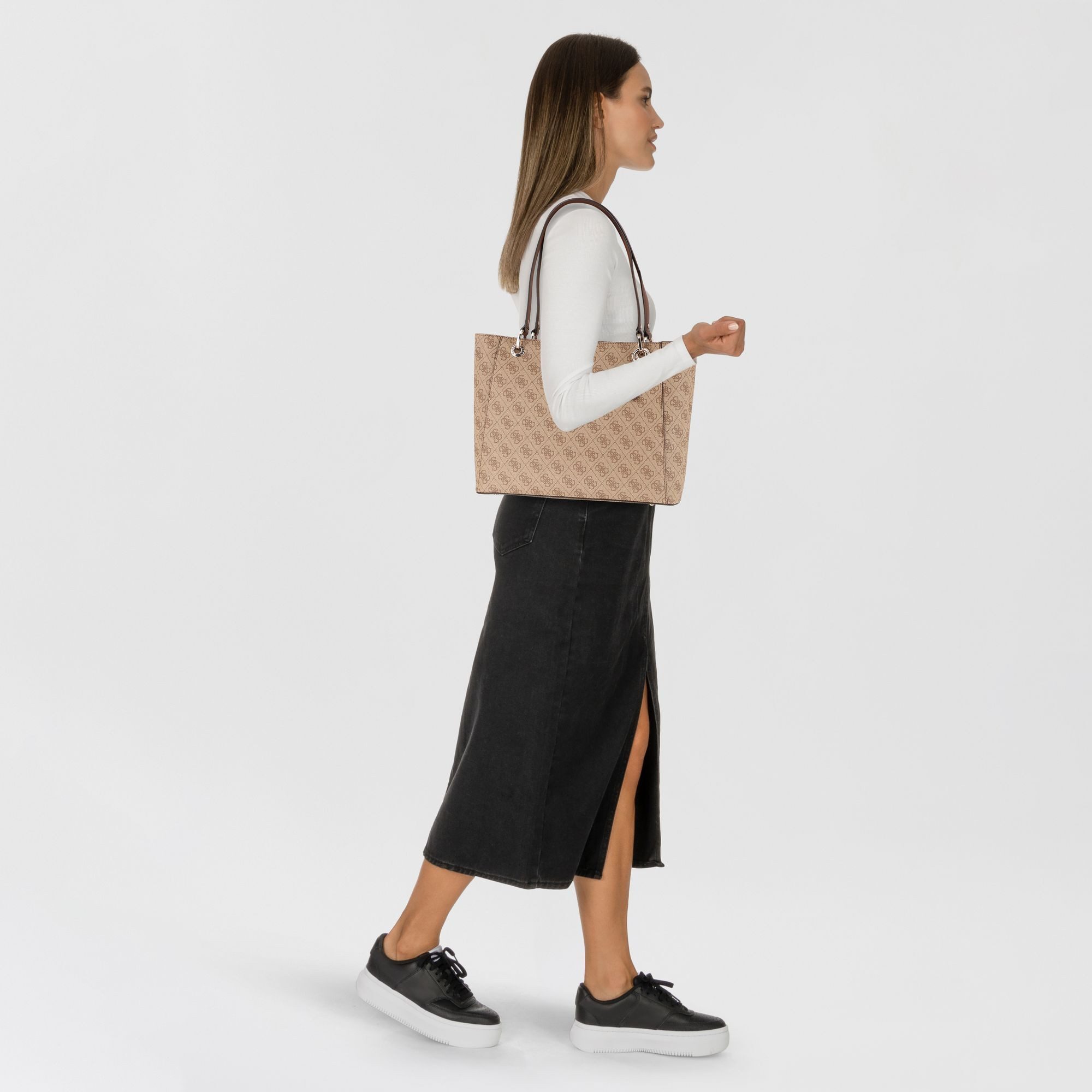 Guess Schultertasche Noelle II, Polyurethan günstig online kaufen