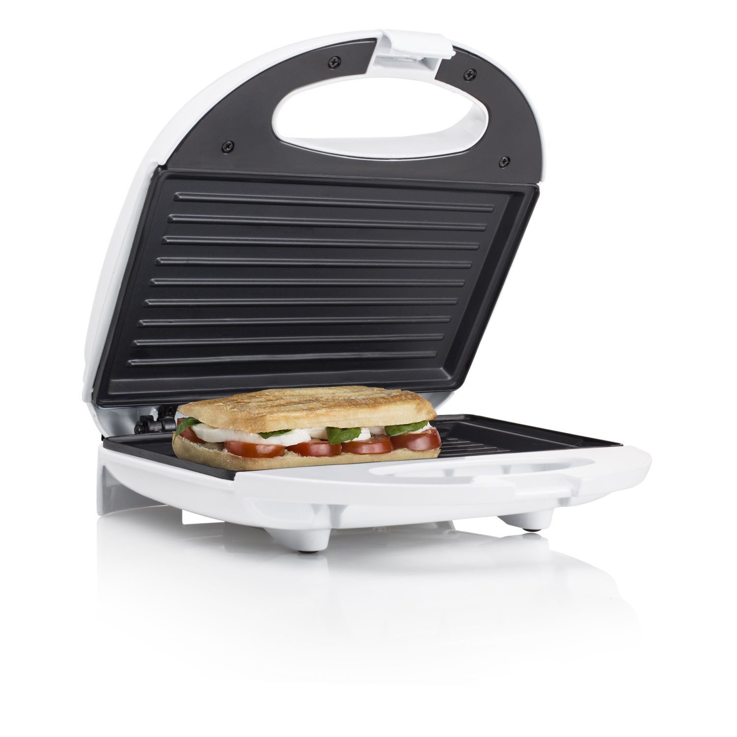 Tristar Sandwichmaker Tristar SA-3050 Sandwich Maker – Mit Grillplatten – 750 W Leistung, 750 W, Grillplatten - Deckel mit Verschluss
