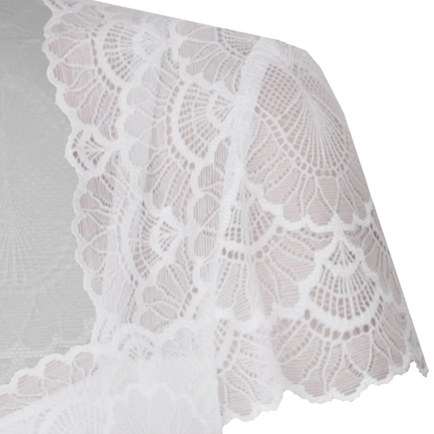 MarJo Dirndlbluse 'Adelsdorf' Kurzarm, Offwhite