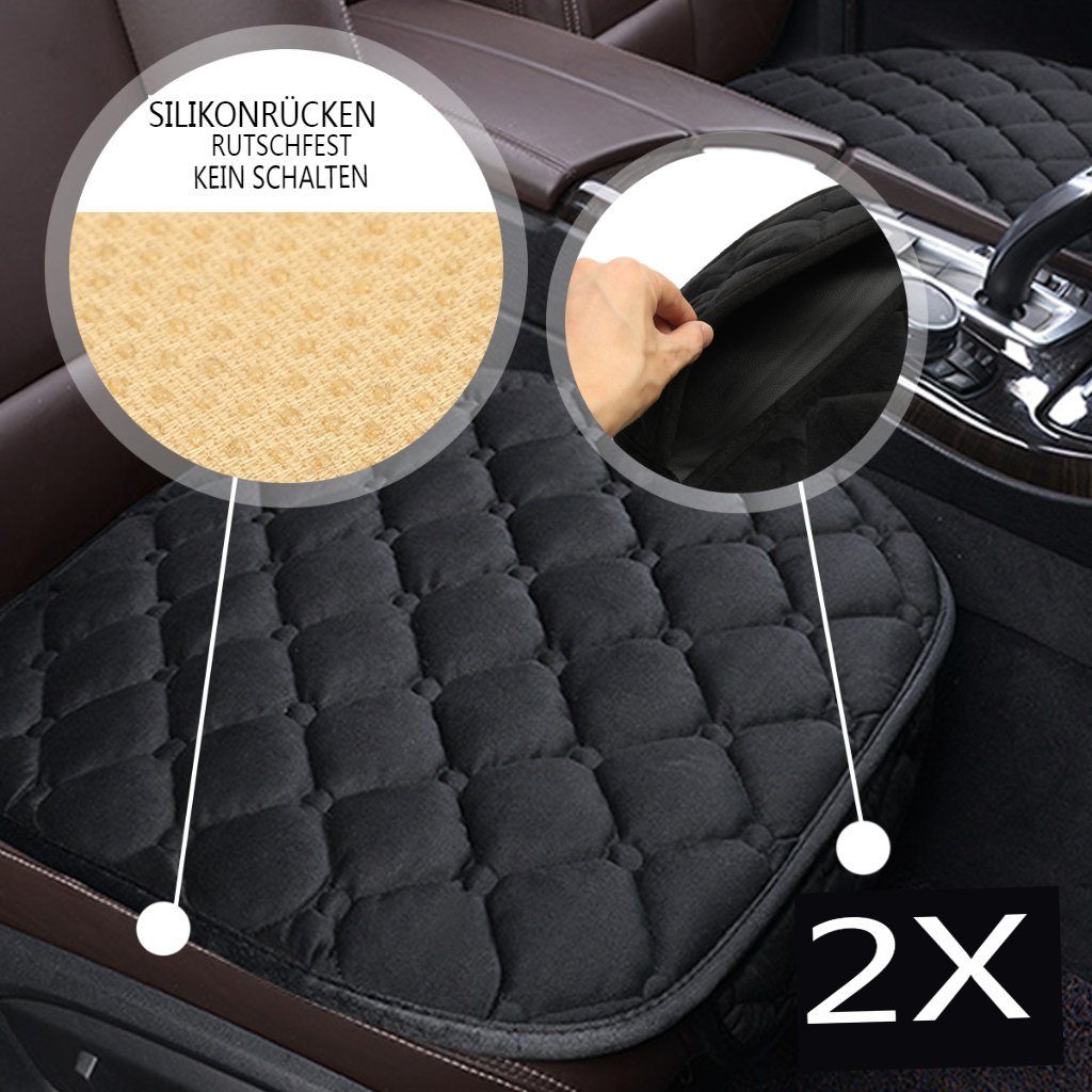 Insma Autositzbezug, 2-tlg., Autositzauflage Kissen Sitzschutzmatte Set  Universal