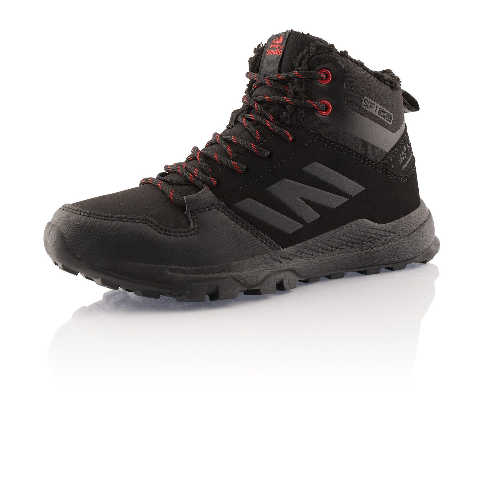 Fusskleidung Damen Herren Wanderschuhe Softshell warm gefütterte Winterstiefel