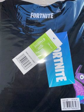 Fortnite Print-Shirt FORTNITE T-Shirt Schwarz Lama klein Kinder + Jugendliche Größen 140 152 164 176 cm Körperhöhe