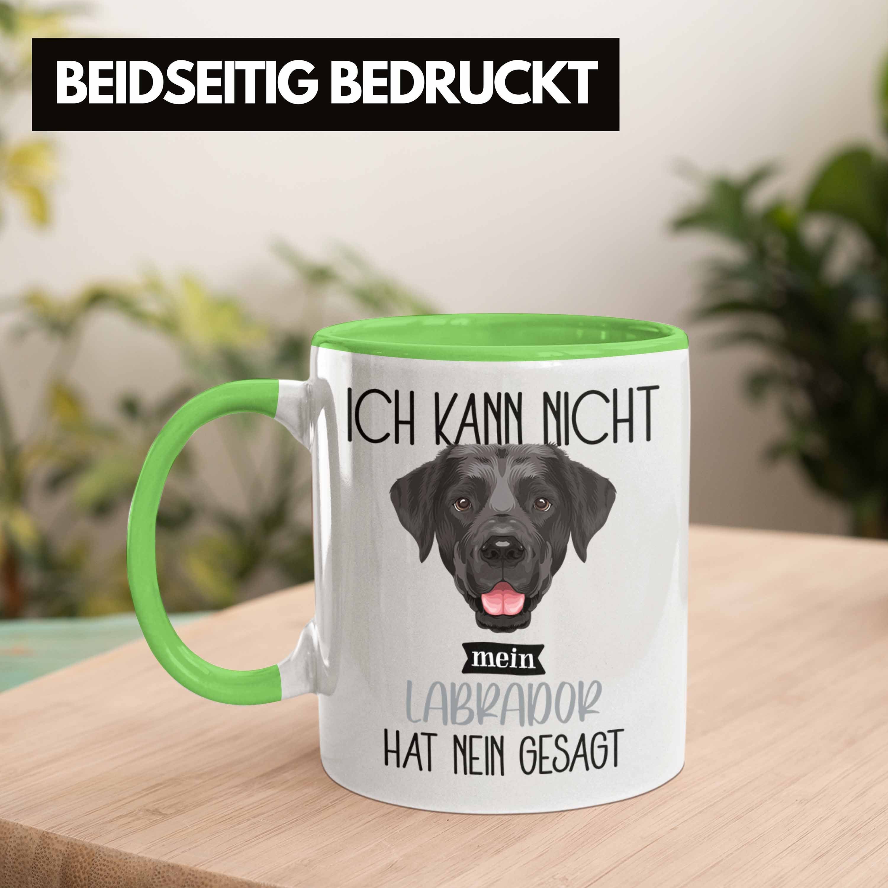 Trendation Tasse Labrador Besitzer Kann Lustiger Tasse Geschenk Ich Grün Spruch Geschenkidee