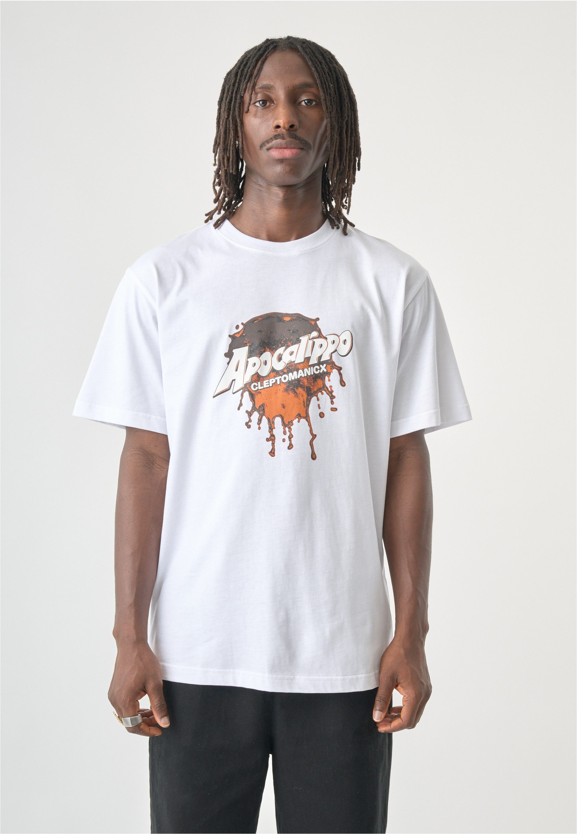 Cleptomanicx T-Shirt markant mit coolem Frontprint