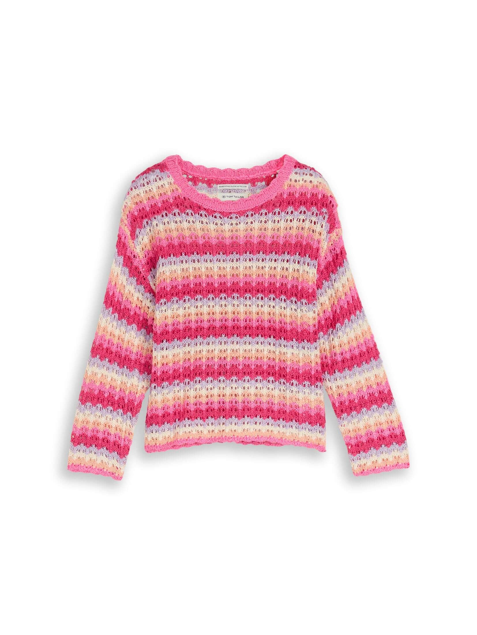 TOM TAILOR Strickpullover Pullover & Strickjacken Oversize cropped Strickpullover